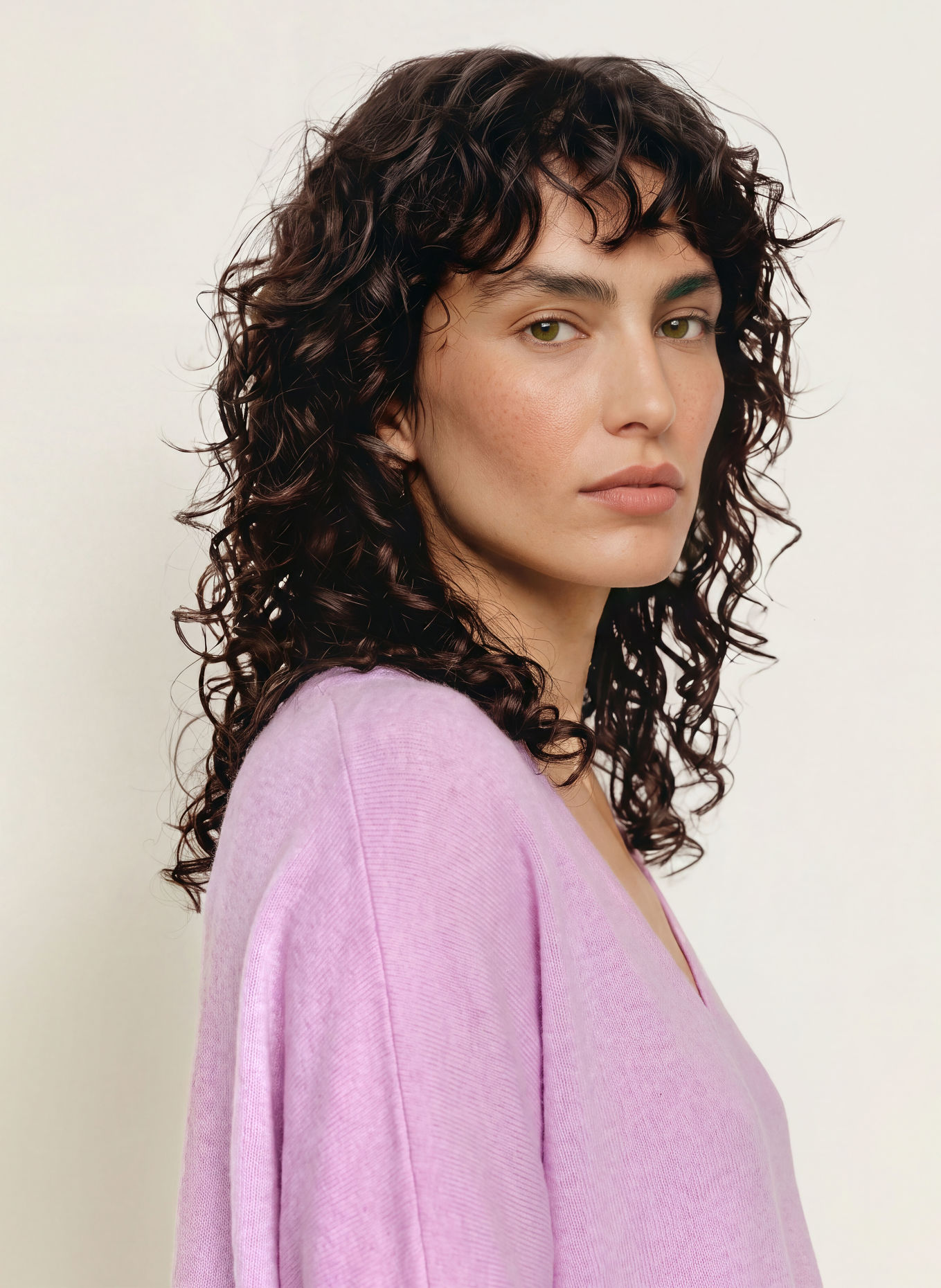 KUJTEN Cashmere-Pullover MINIE: HELLLILA