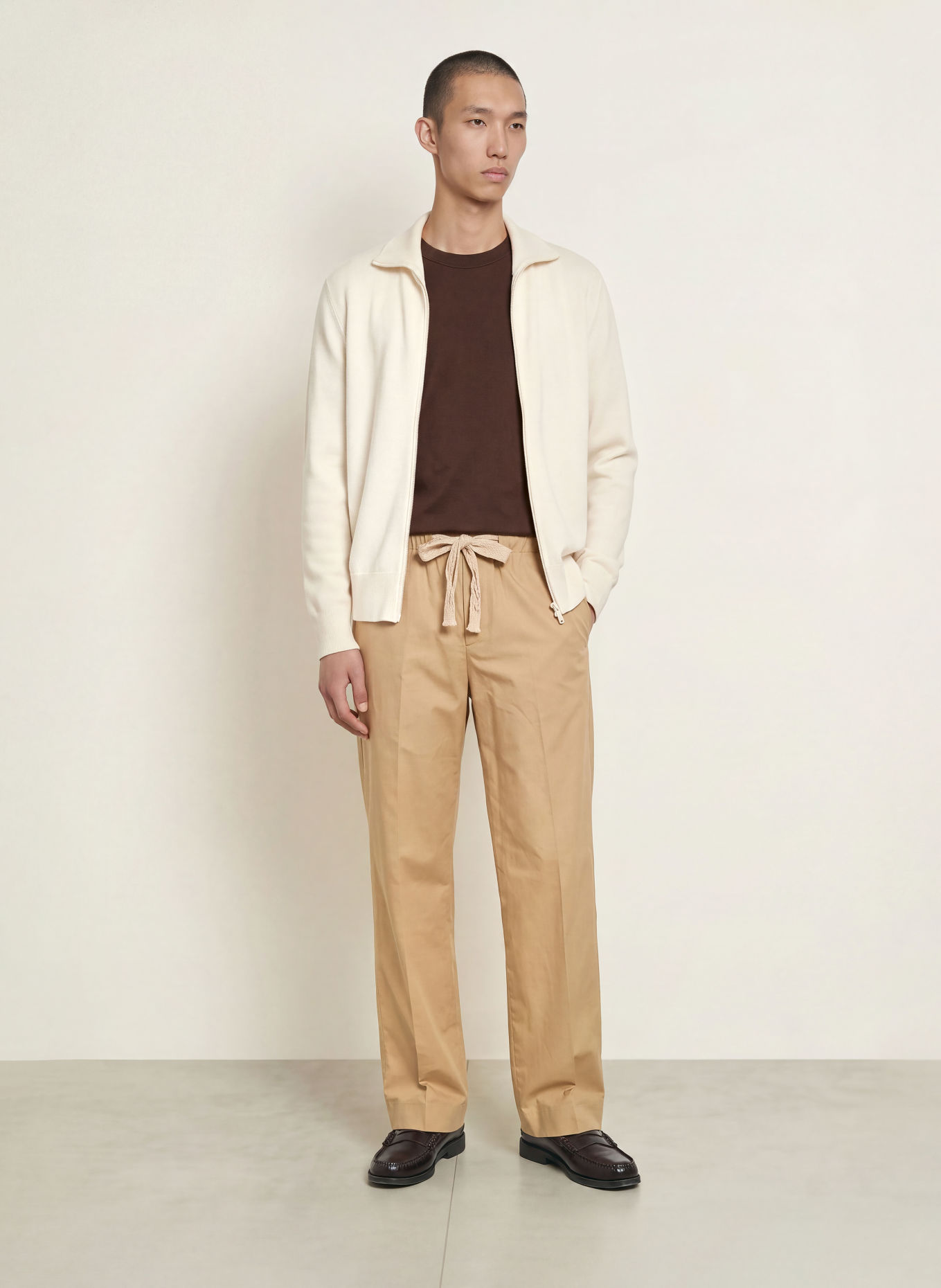 SANDRO Strickjacke: CREME