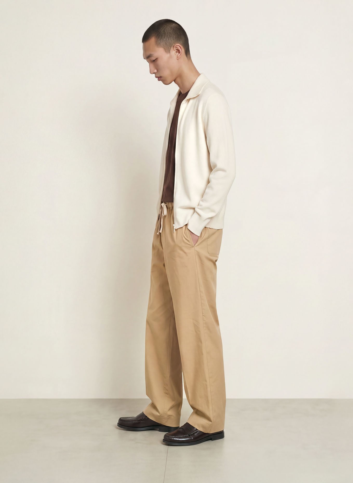 SANDRO Strickjacke: CREME