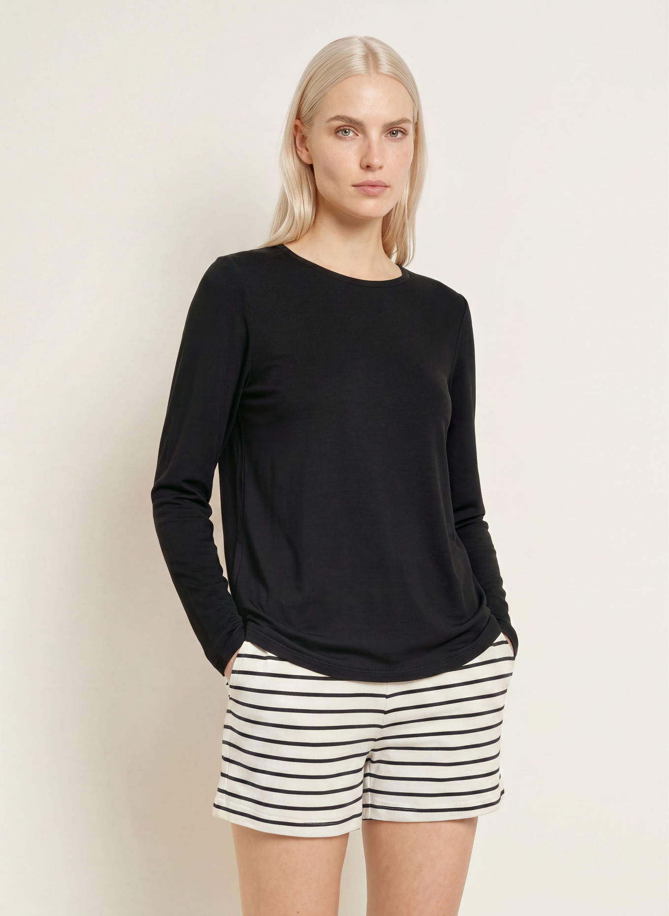 CALIDA Slaapshirt FAVOURITES ENERGY: ZWART