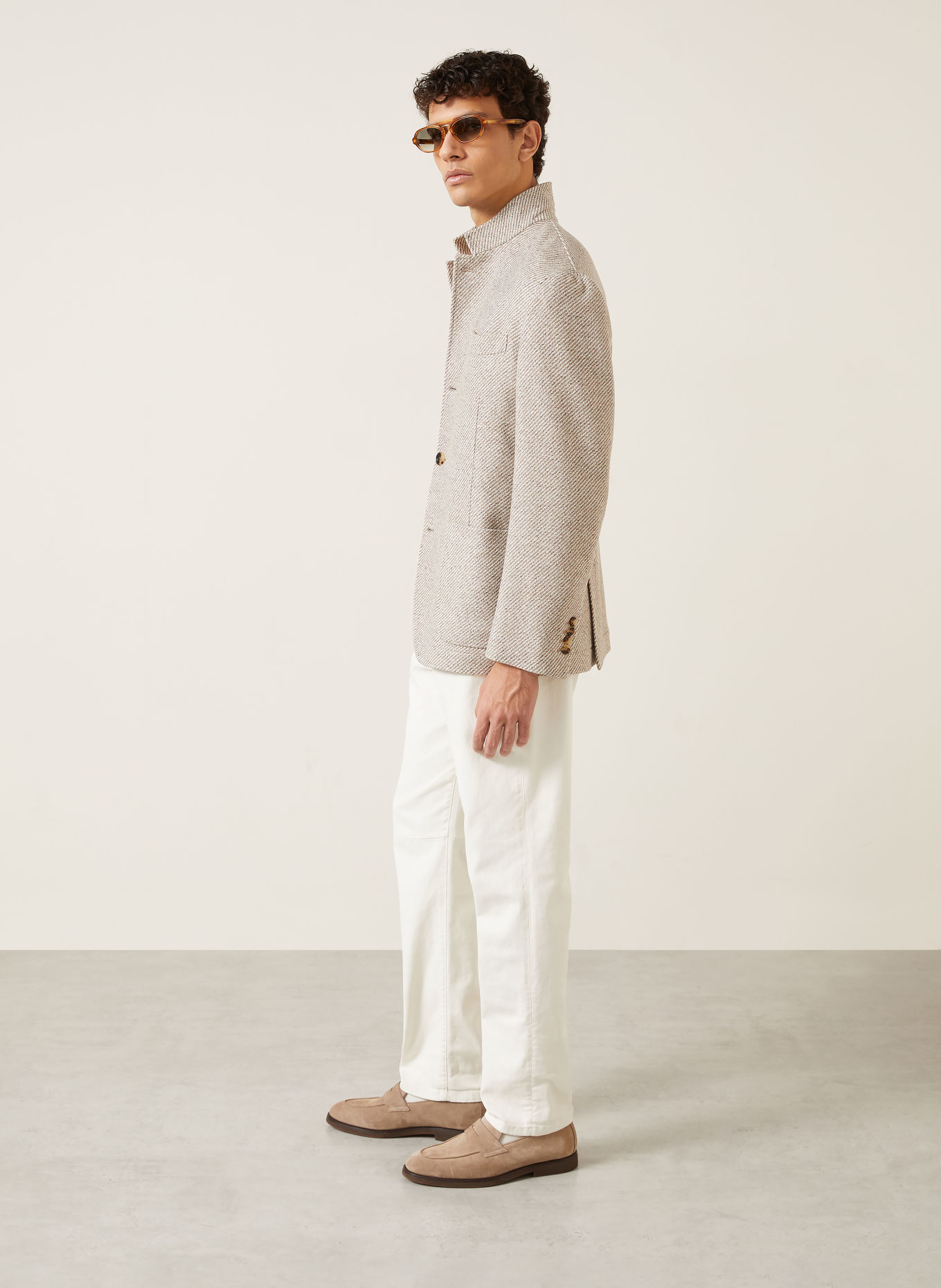 BRUNELLO CUCINELLI Džíny Leisure Fit: C7506 GHIACCIO