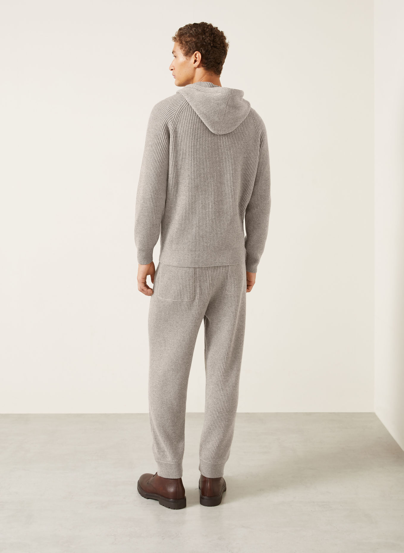 BRUNELLO CUCINELLI Strickjacke aus Cashmere: GRAU