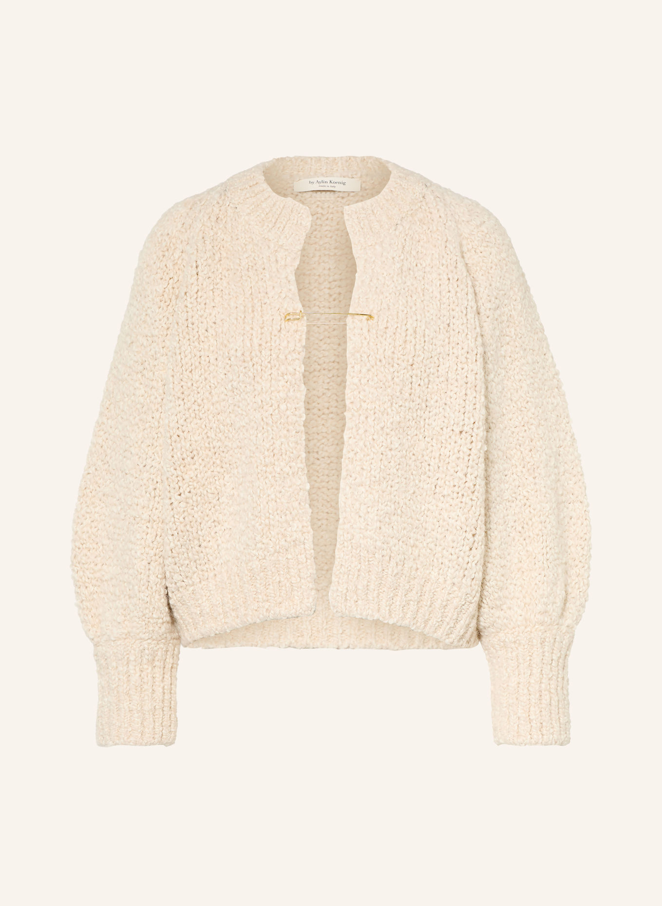 by Aylin Koenig Gebreide hoes CONNIE van alpaca: ECRU