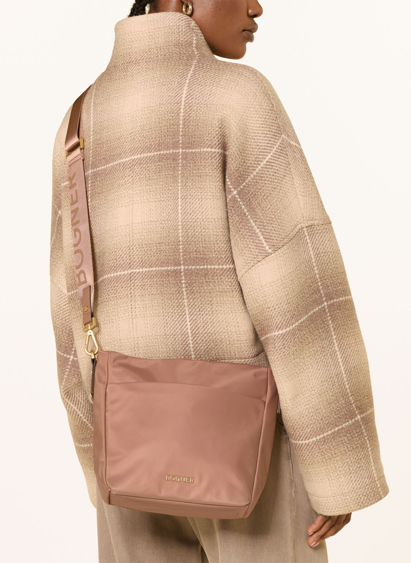 BOGNER Crossbody bag KLOSTERS NEVE JUNA: DUSKY PINK / GOLD