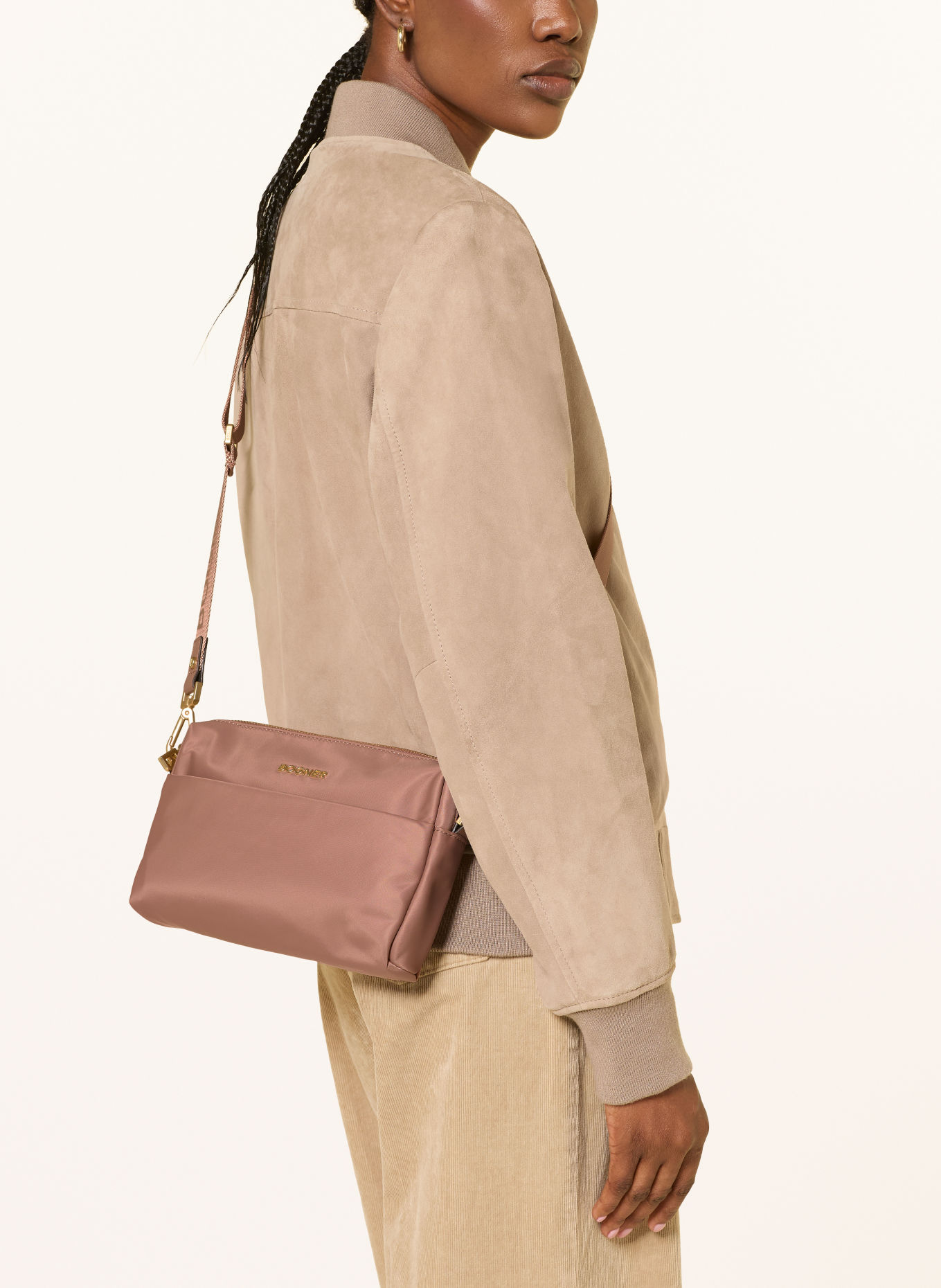 BOGNER Crossbody bag KLOSTERS NEVE SITA: DUSKY PINK / GOLD