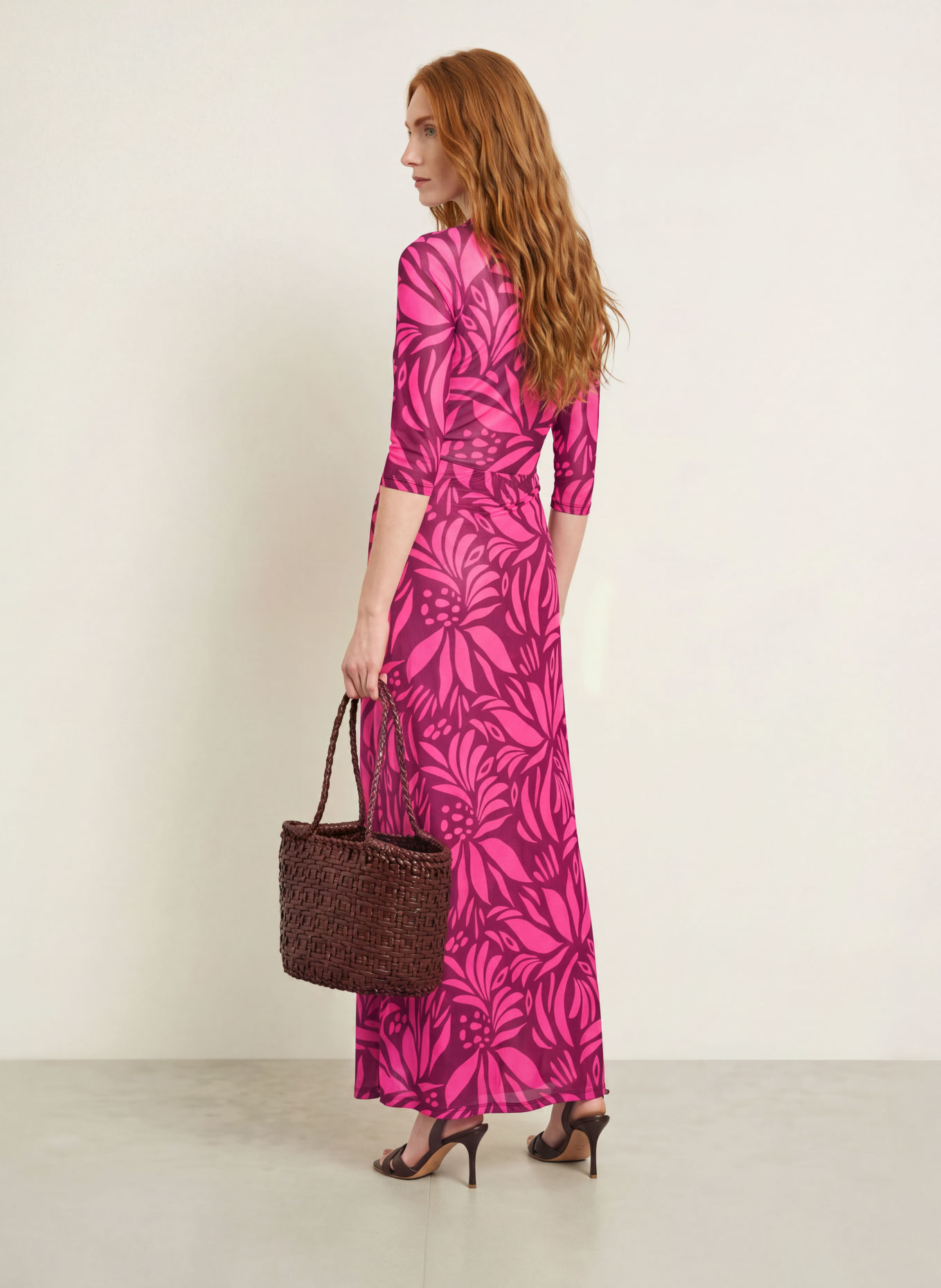 marivie T-shirt DAILY!: PINK / DARK PURPLE