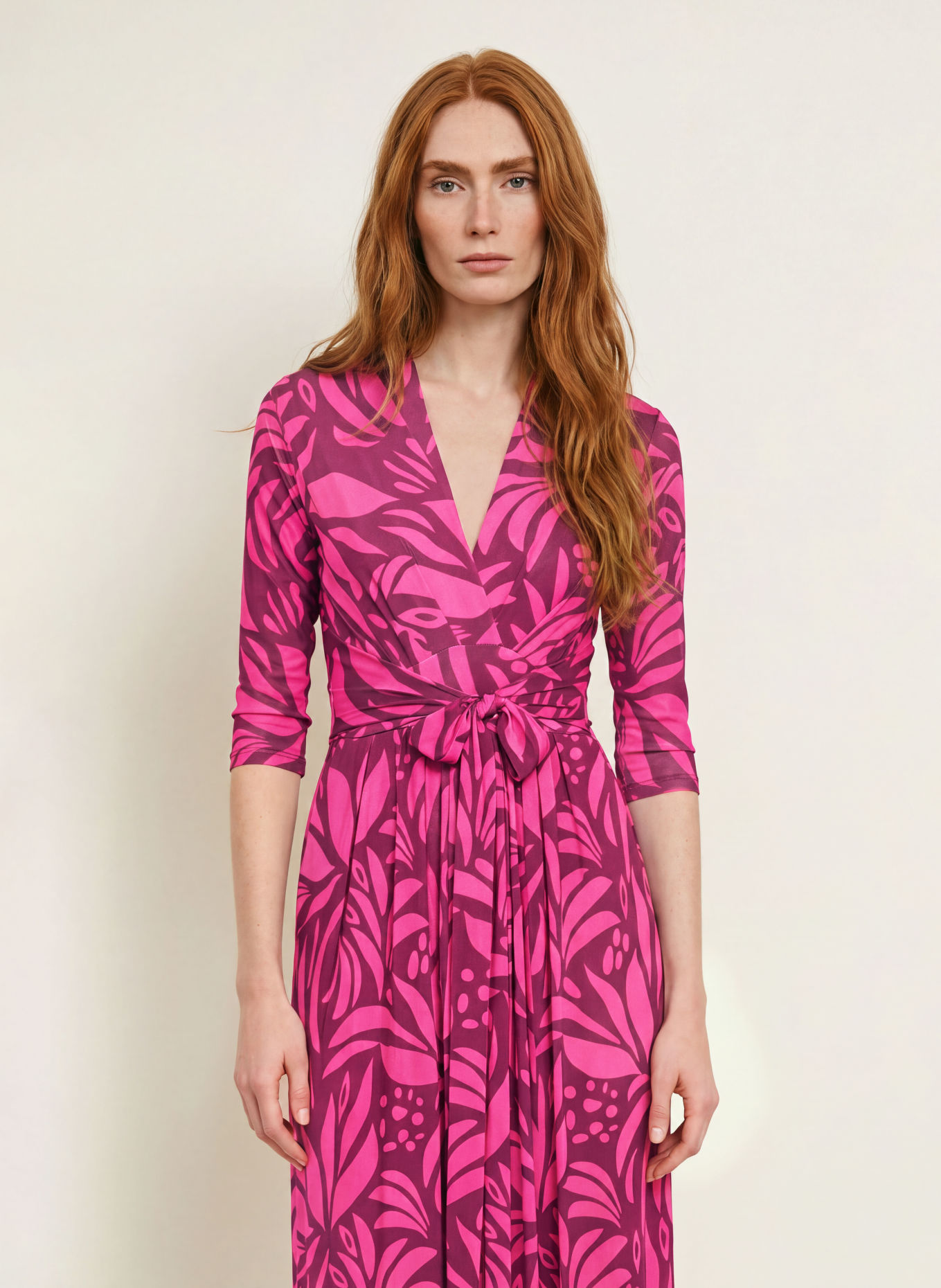 marivie T-shirt DAILY!: PINK / DARK PURPLE