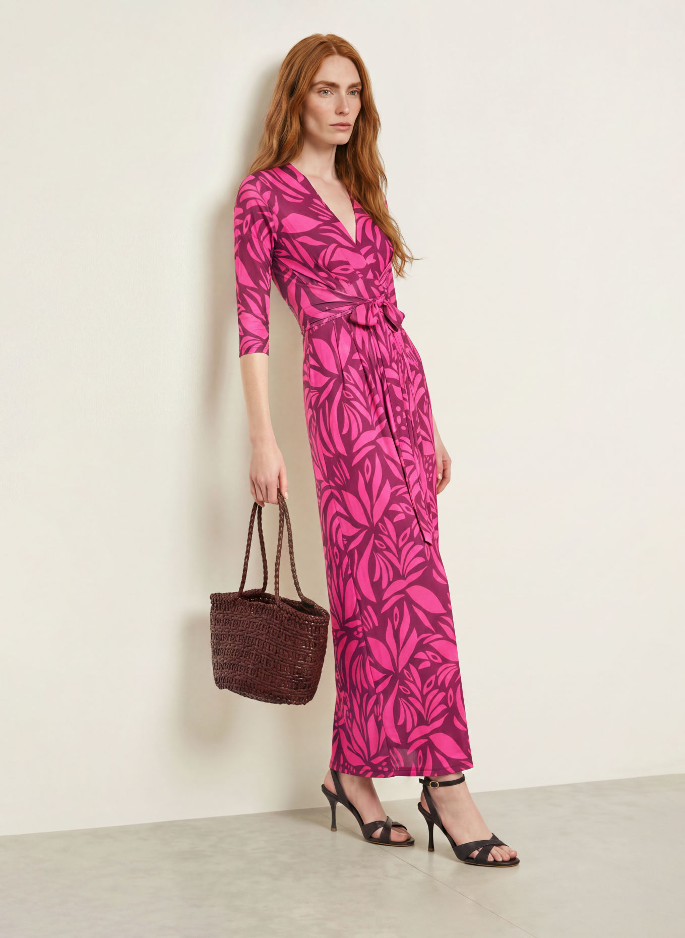 marivie T-shirt DAILY!: PINK / DARK PURPLE