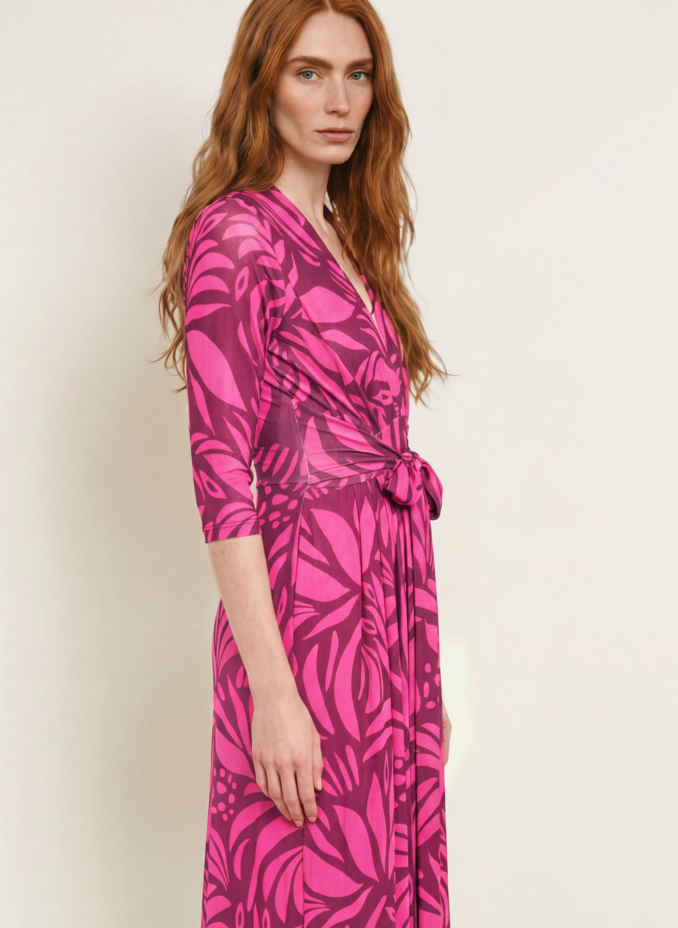 marivie T-shirt DAILY!: PINK / DARK PURPLE