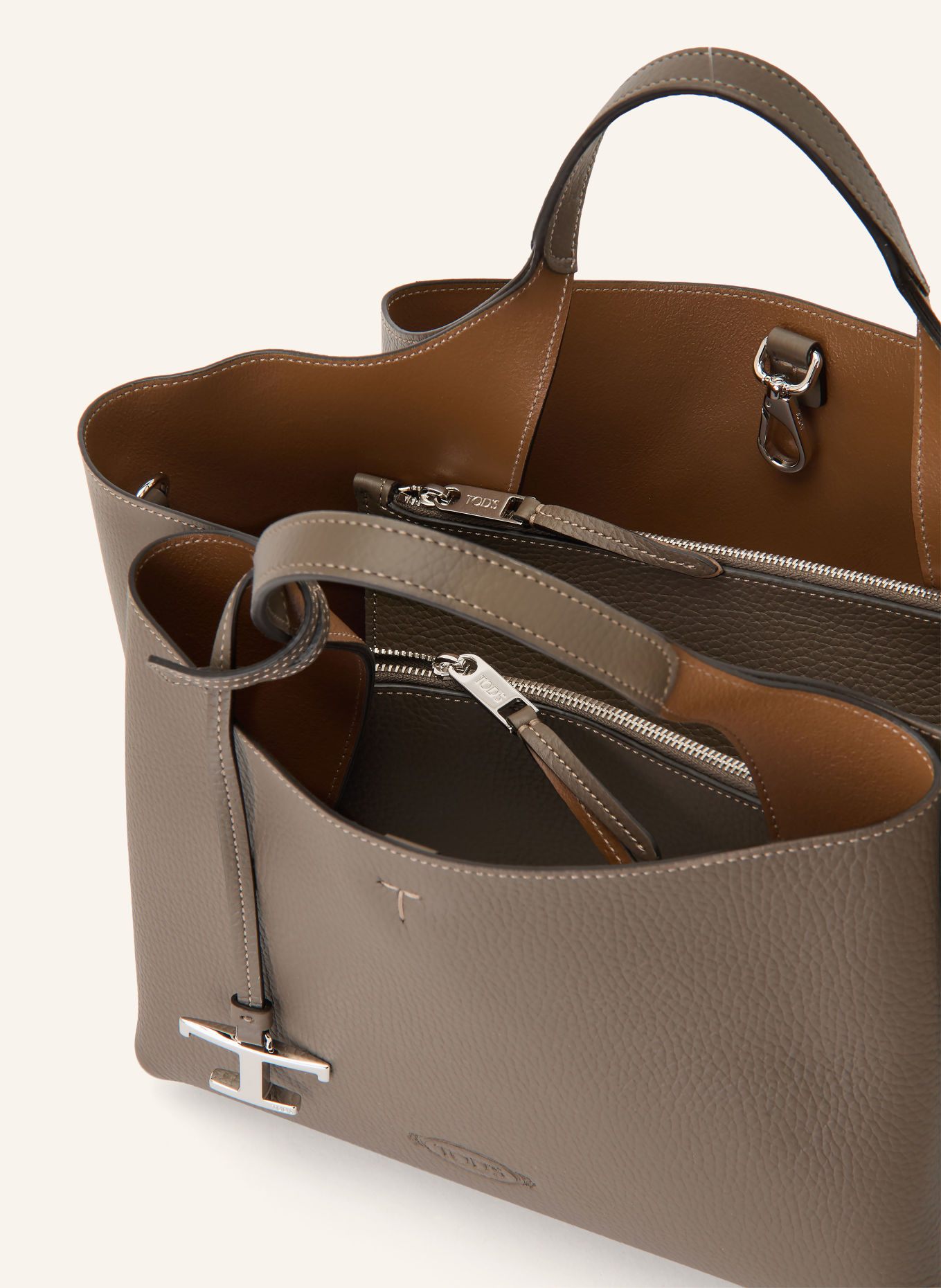 TOD'S Handtas MINI: TAUPE
