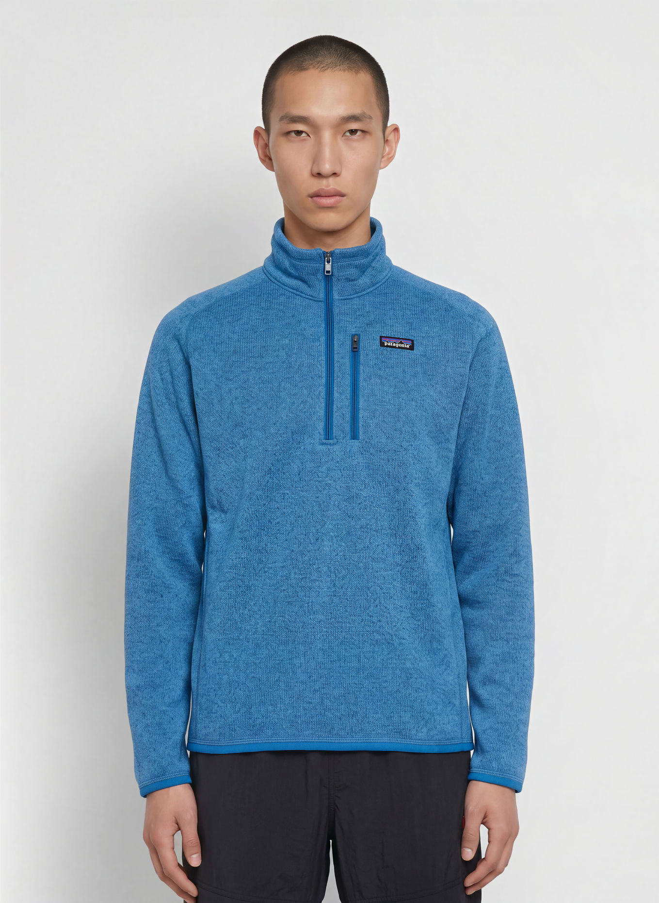 patagonia Fleece-Troyer BETTER SWEATER™: HELLBLAU