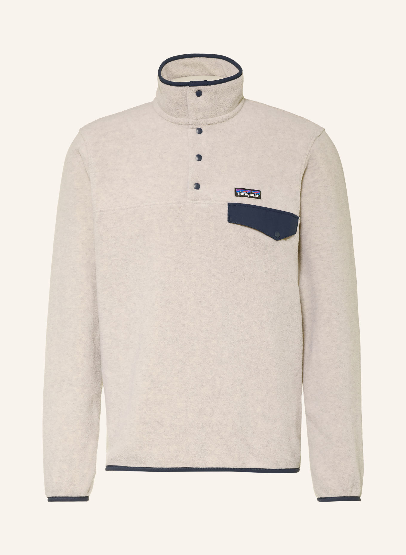 patagonia Fleecepullover SYNCHILLA ® SNAP-T®: LICHTGRIJS / DONKERBLAUW