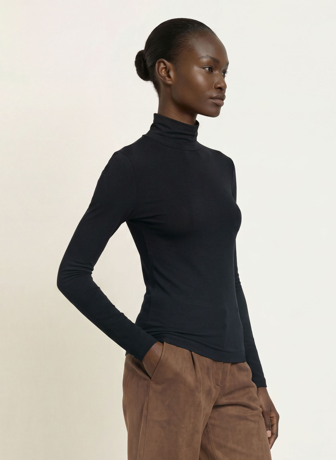 Stefan Brandt Longsleeve ELISA: ZWART