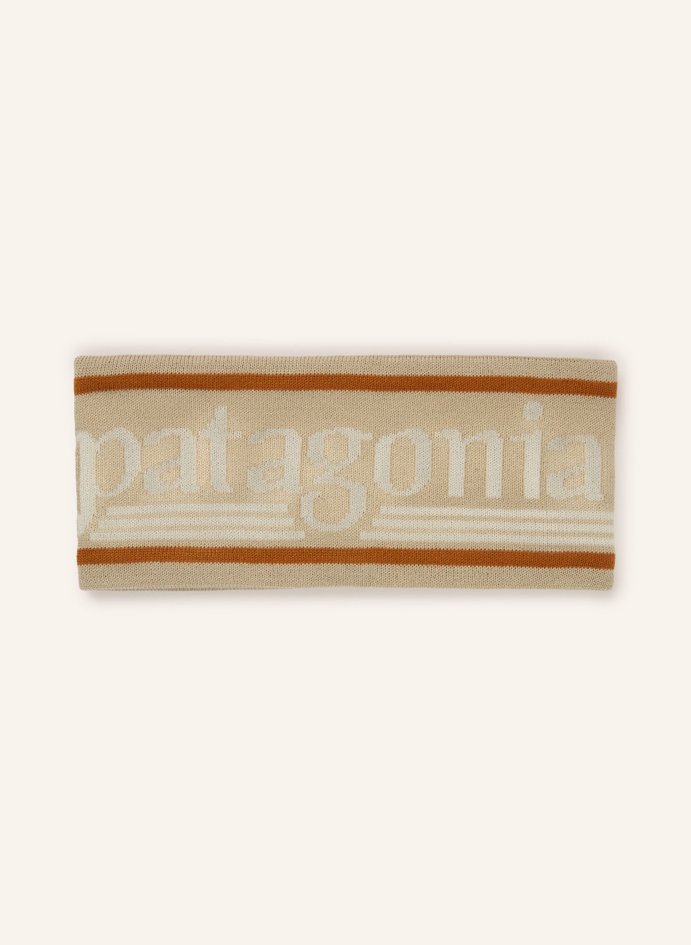 patagonia Hoofdband POWDER TOWN: BEIGE / COGNAC / ECRU