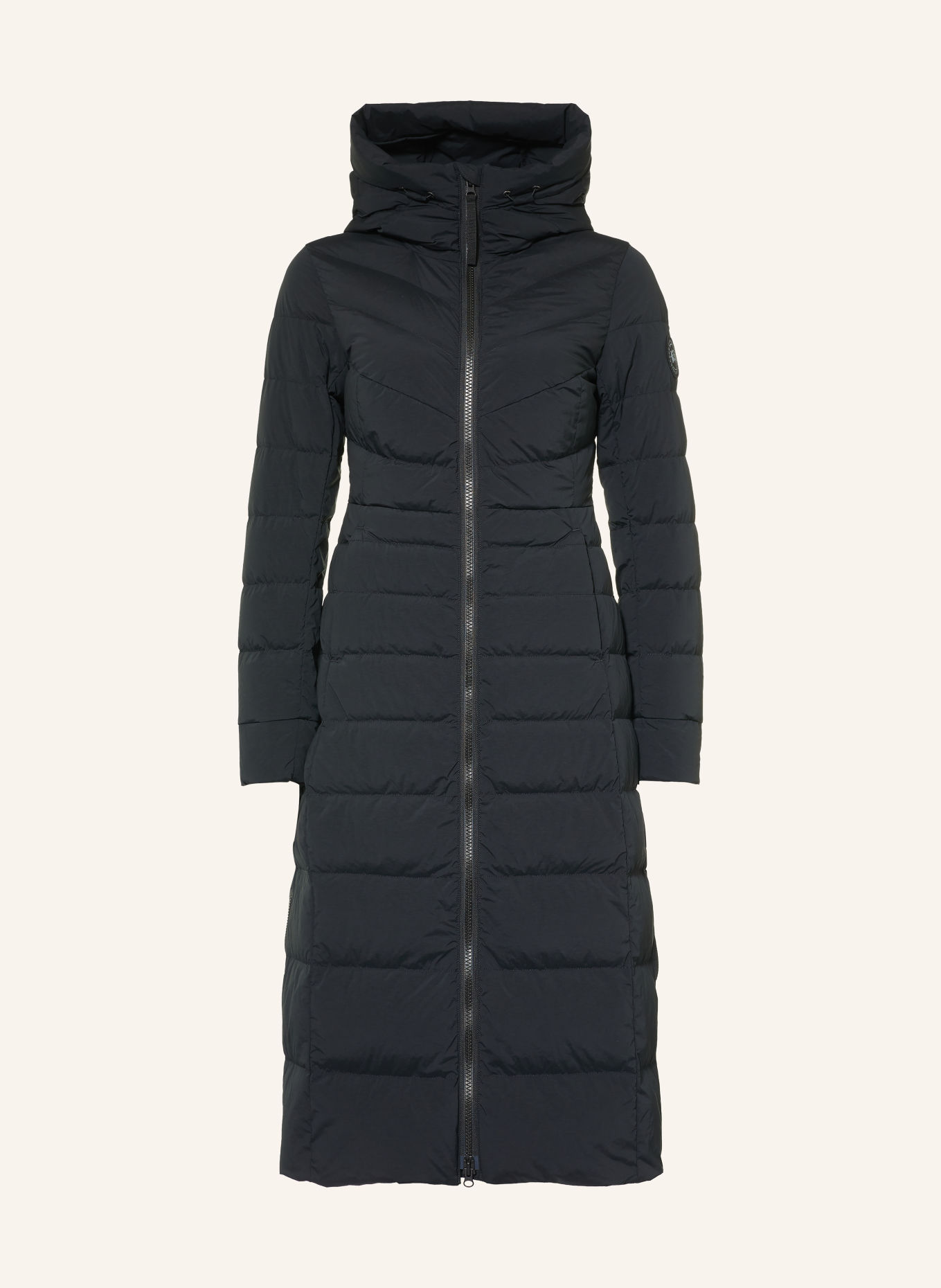 CANADA GOOSE Down coat CLAIR: BLACK