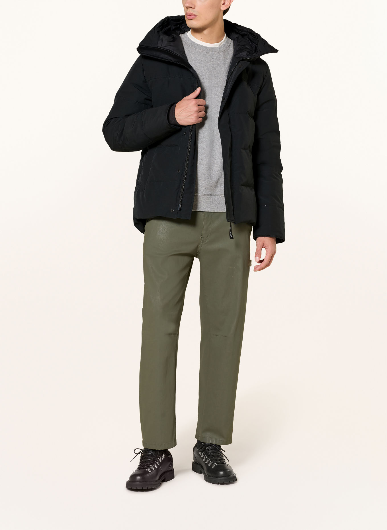 CANADA GOOSE Daunenjacke MACMILLAN: SCHWARZ