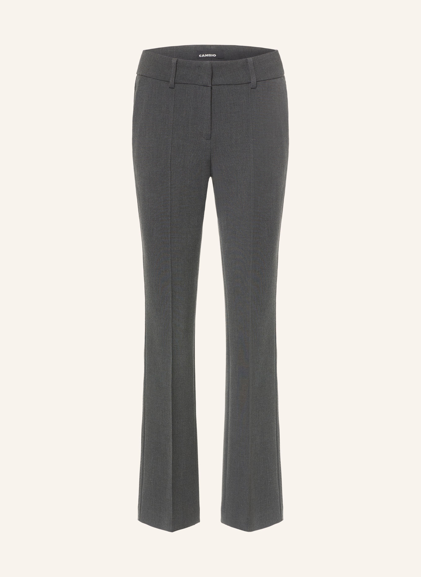 CAMBIO Bootcut trousers FARAH: DARK GRAY