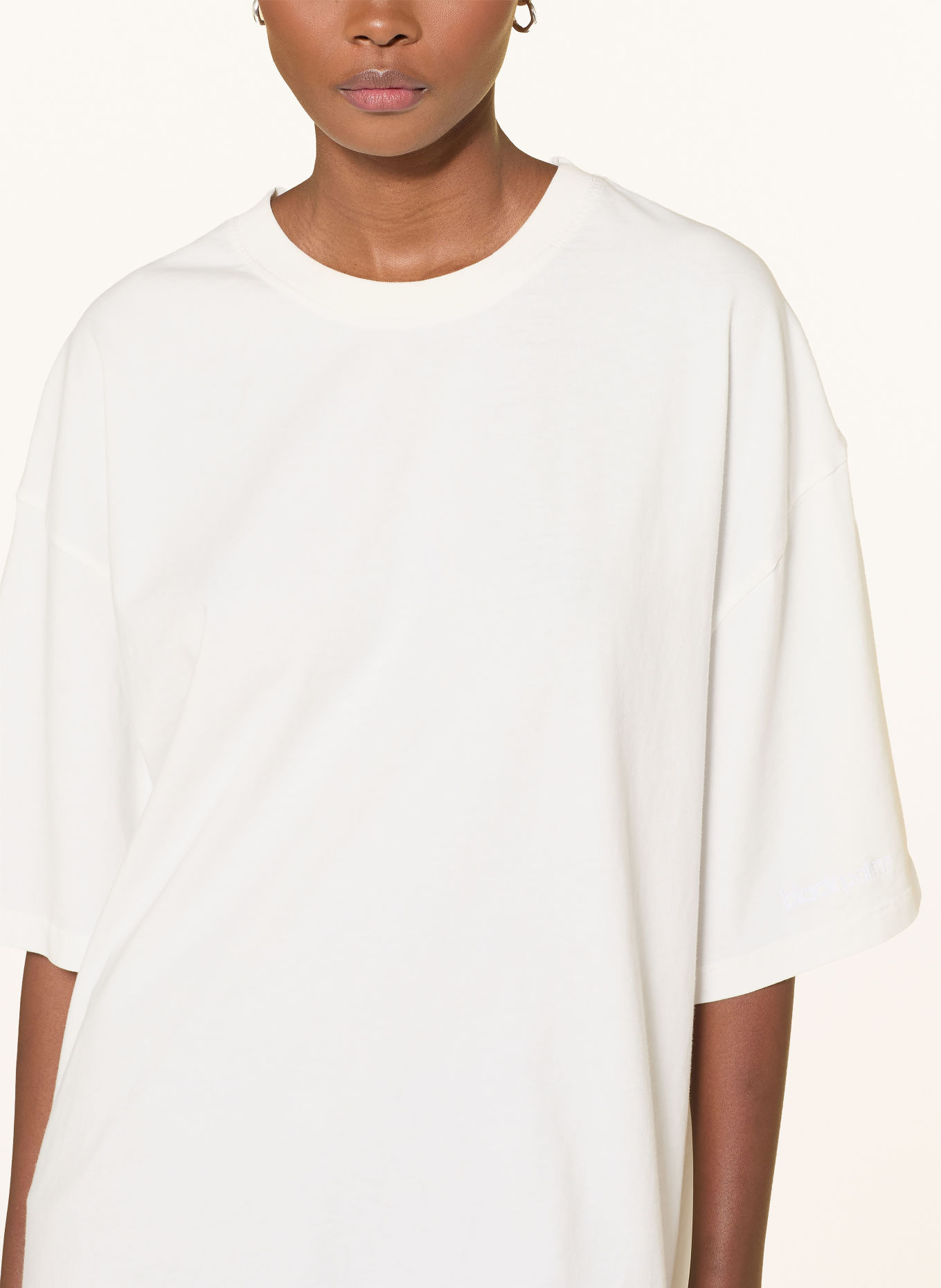 black palms Oversized shirt: WIT