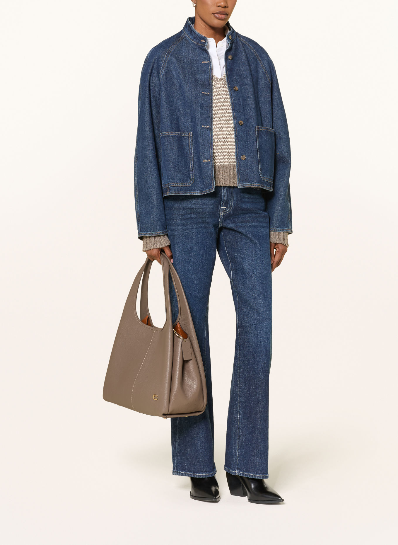 COACH Torba worek LANA: KHAKI