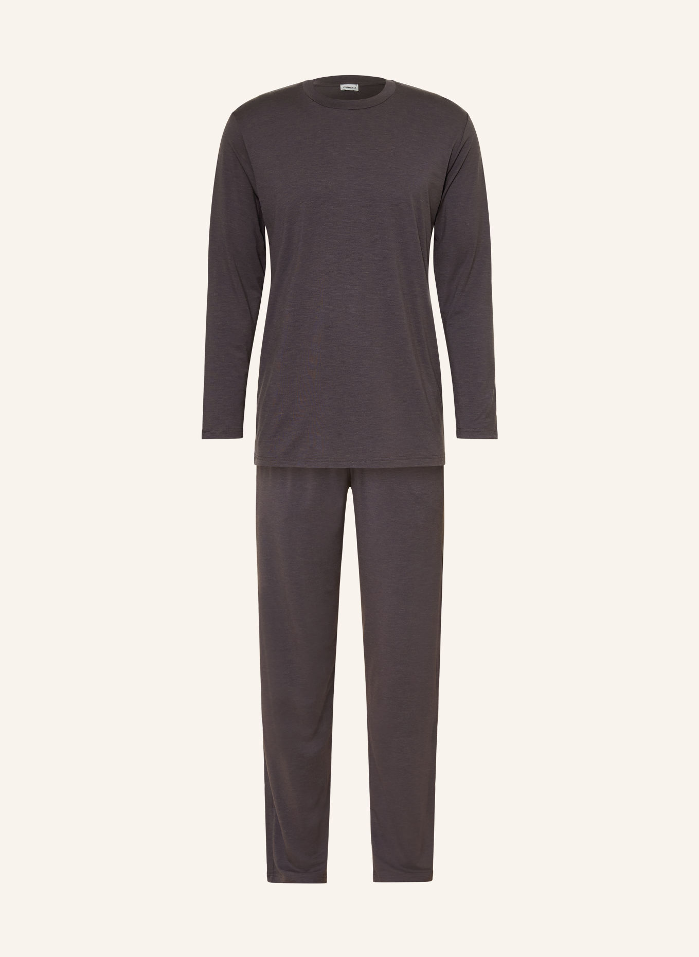 zimmerli Schlafanzug COZY COMFORT: DUNKELGRAU