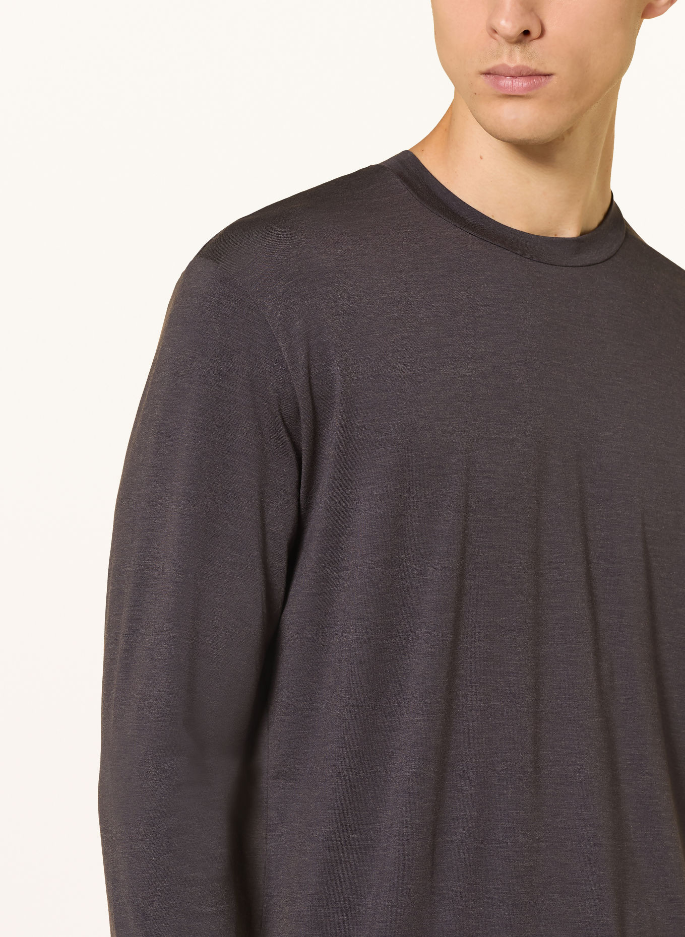 zimmerli Schlafanzug COZY COMFORT: DUNKELGRAU