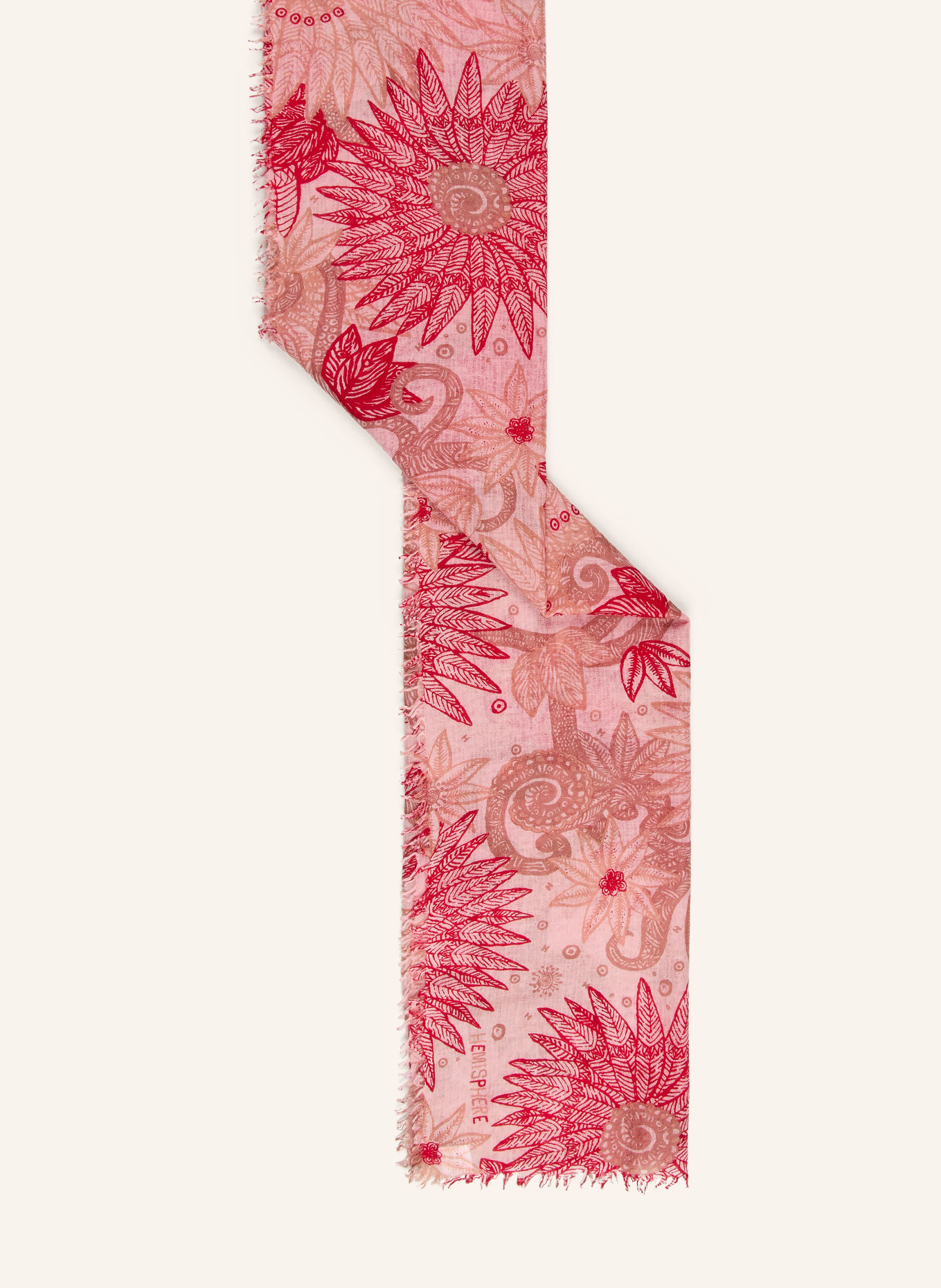 HEMISPHERE Schal INKE: ROSA / ROT