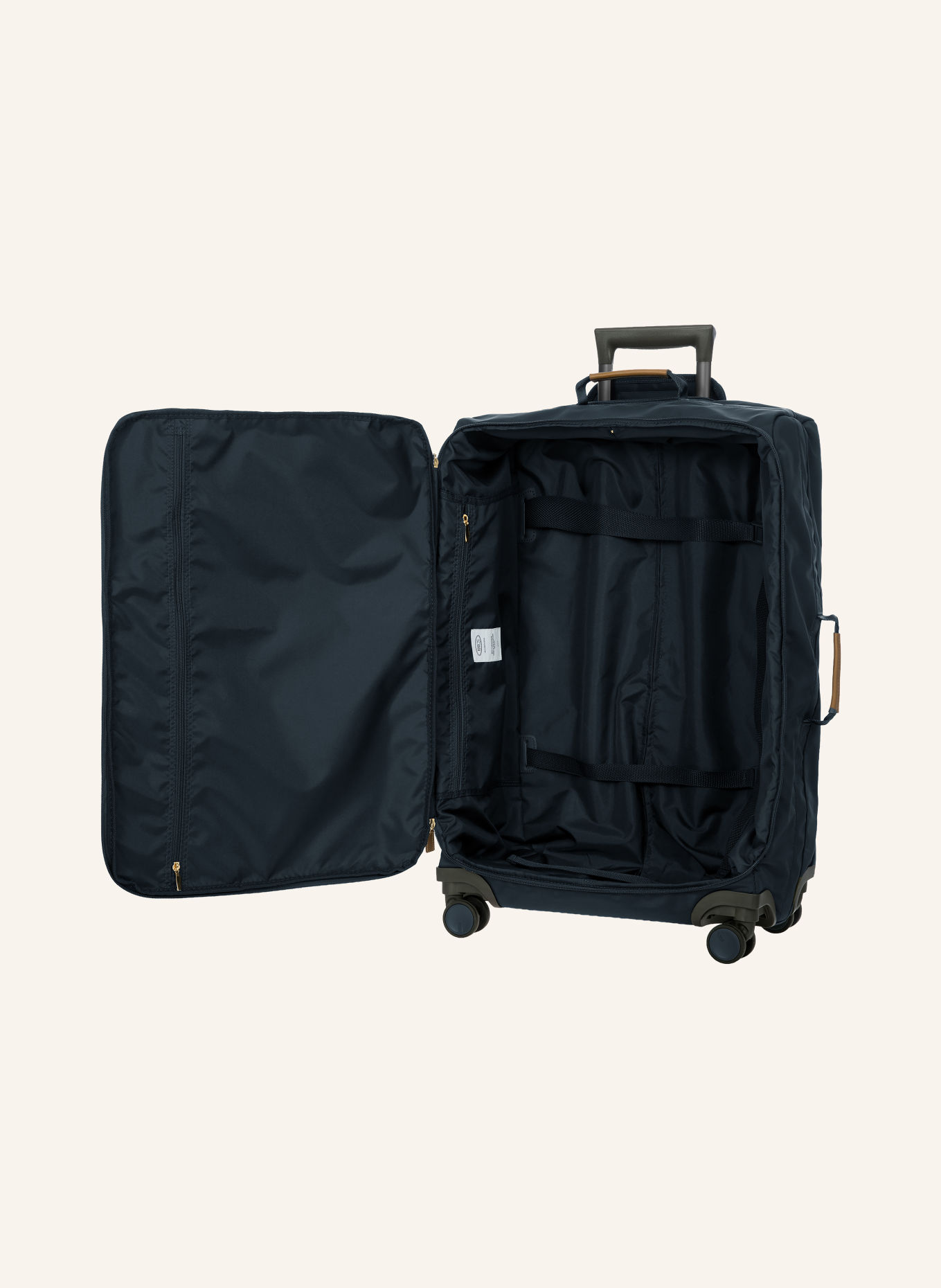 BRIC'S Trolley X-TRAVEL: DUNKELBLAU / HELLBRAUN