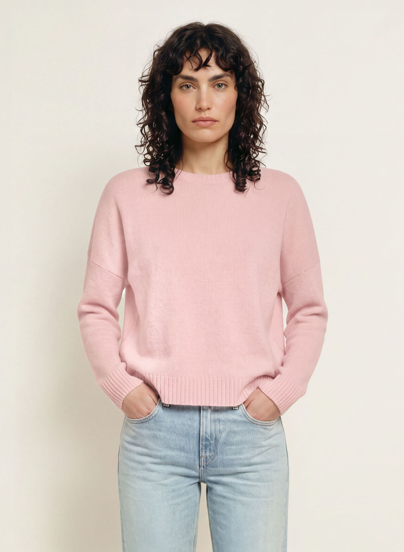 KUJTEN Cashmere-Pullover AMELIE: ROSA