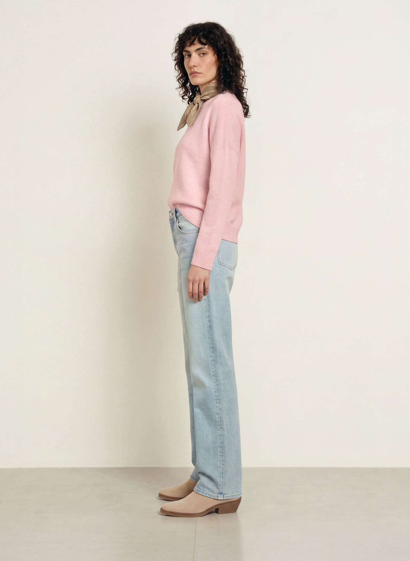 KUJTEN Cashmere-Pullover AMELIE: ROSA