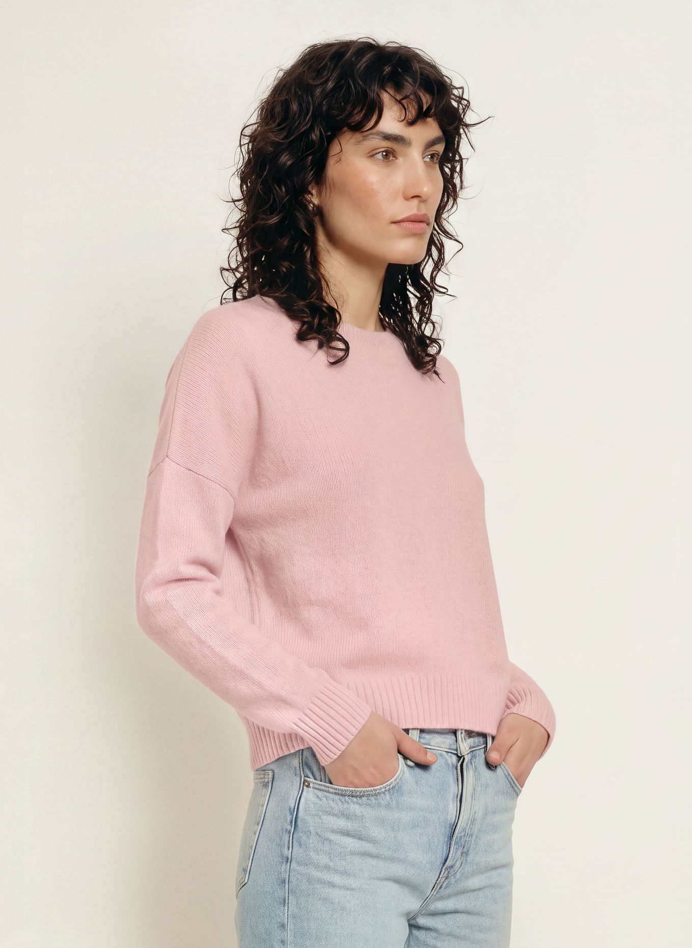 KUJTEN Cashmere-Pullover AMELIE: ROSA
