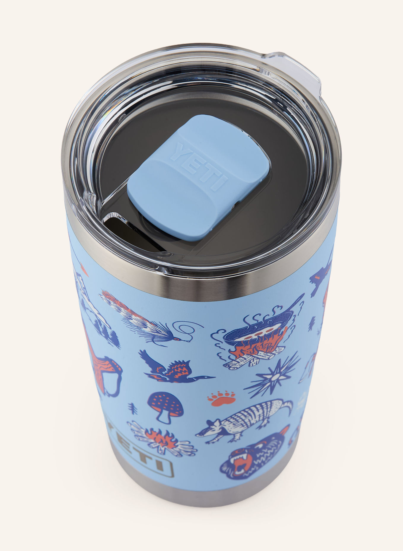YETI Termohrnek RAMBLER®: MODRÁ / ORANŽOVÁ / MODRÁ