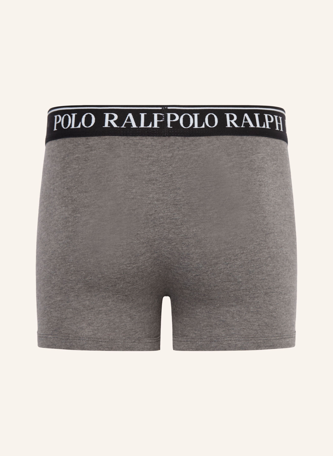 POLO RALPH LAUREN Boxerky, 3 kusy v balení: ŠEDÁ / SVĚTLE ŠEDÁ / ČERNÁ