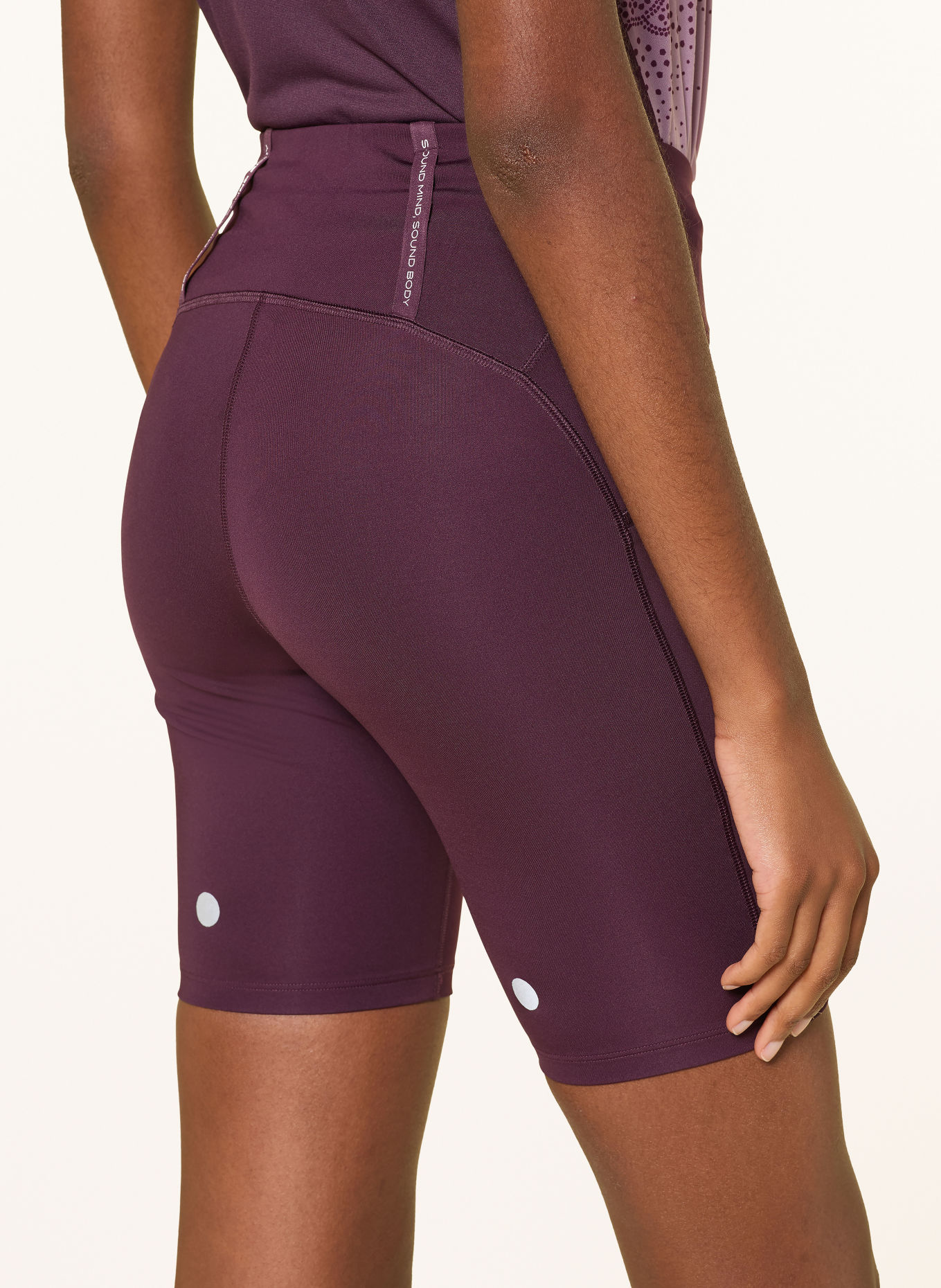 ASICS Hardloopbroek ROAD HIGH WAIST 8IN SPRINTER: DONKERROOD