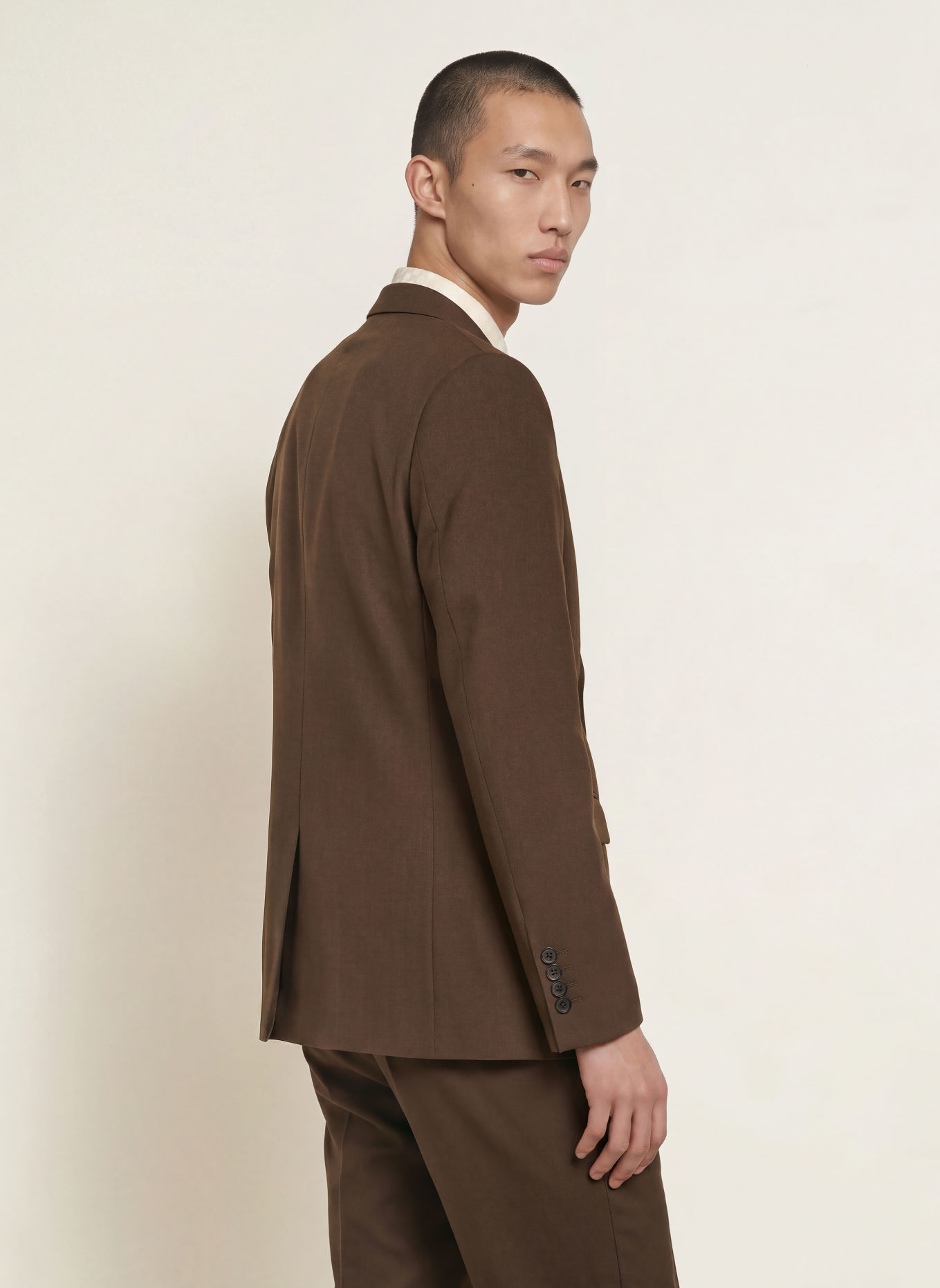 SANDRO Anzugsakko Regular Fit: G250 DARK TAUPE