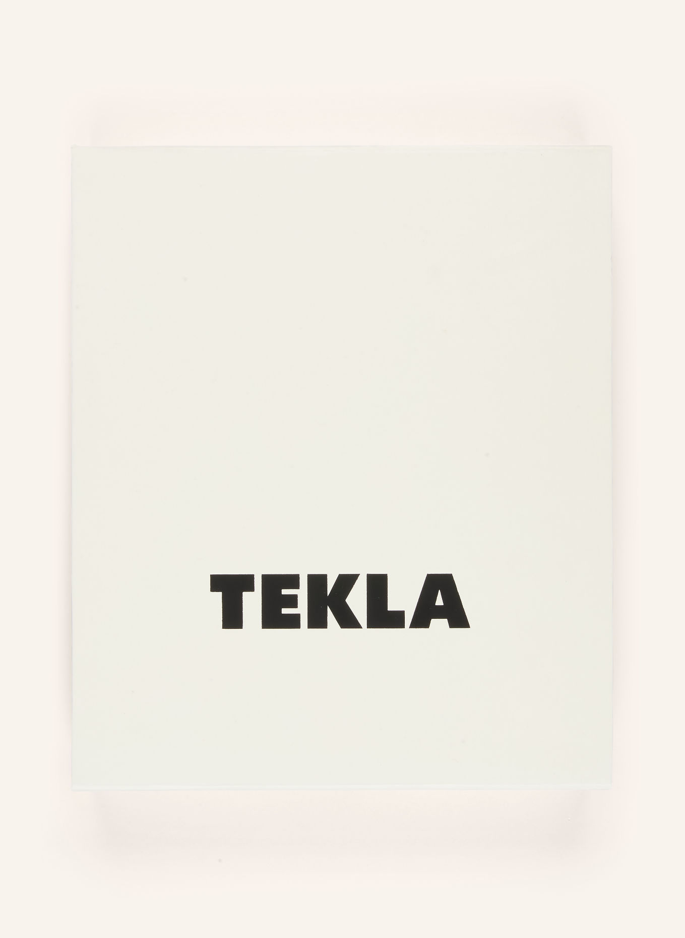 TEKLA Bettbezug: CREME / SCHWARZ