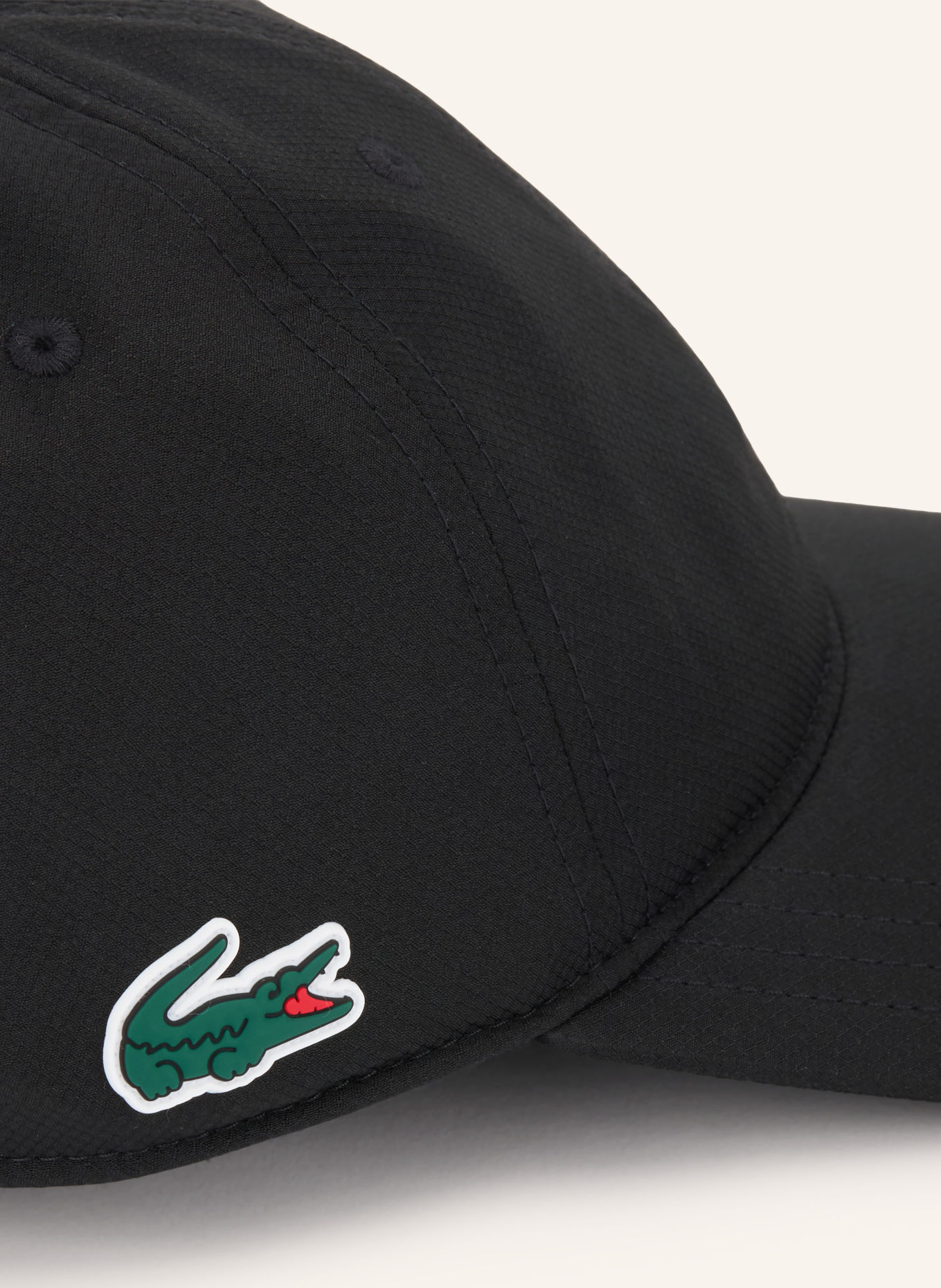 LACOSTE Cap: SCHWARZ