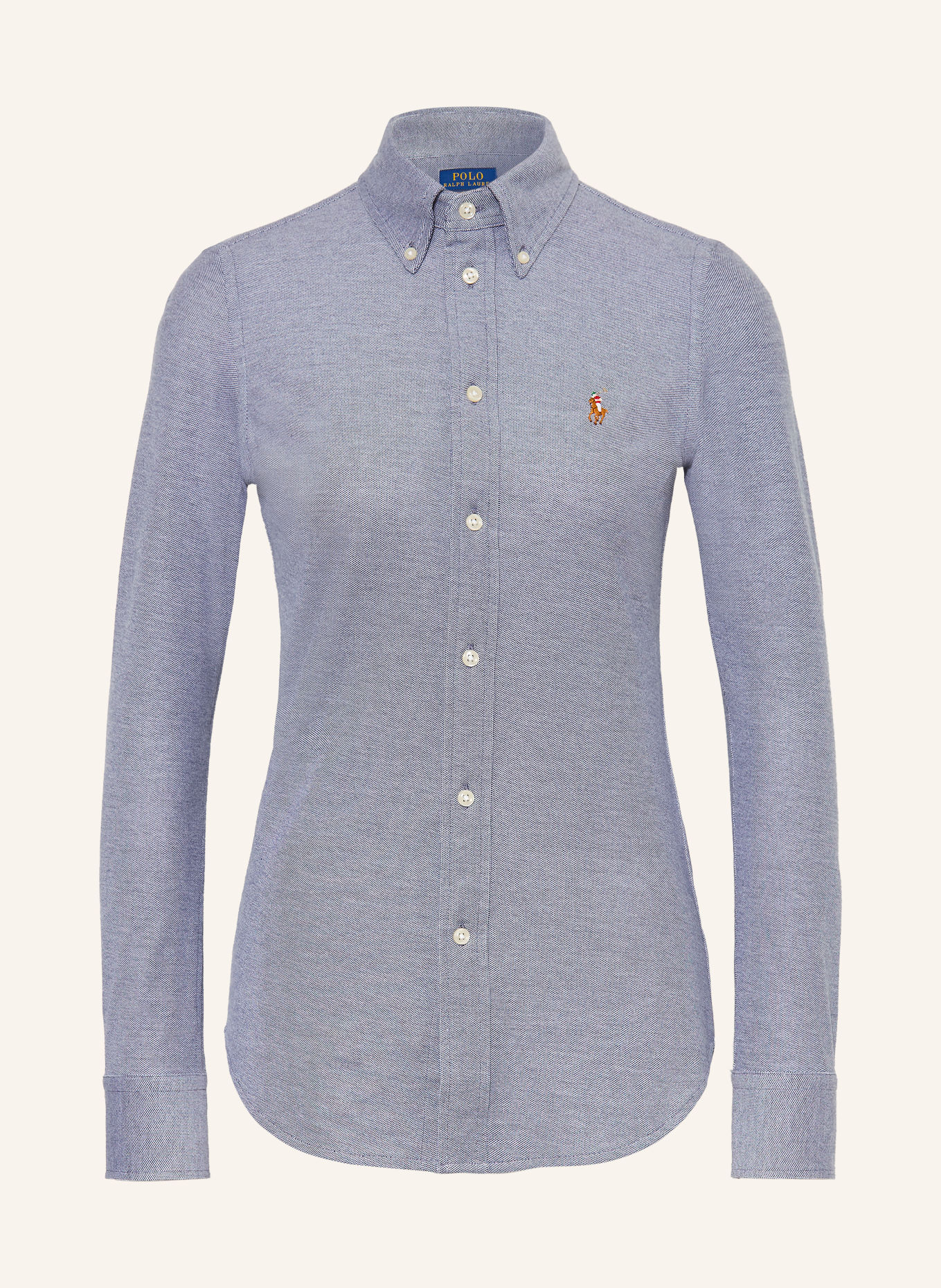 POLO RALPH LAUREN Bluză: ALBASTRU ÎNCHIS / ALB