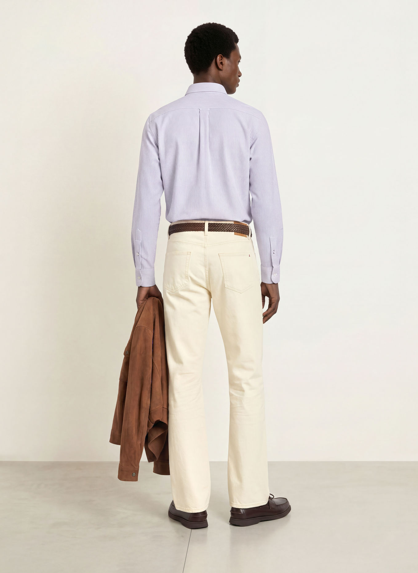 TOMMY HILFIGER Oxfordhemd Regular Fit: DUNKELROT / WEISS