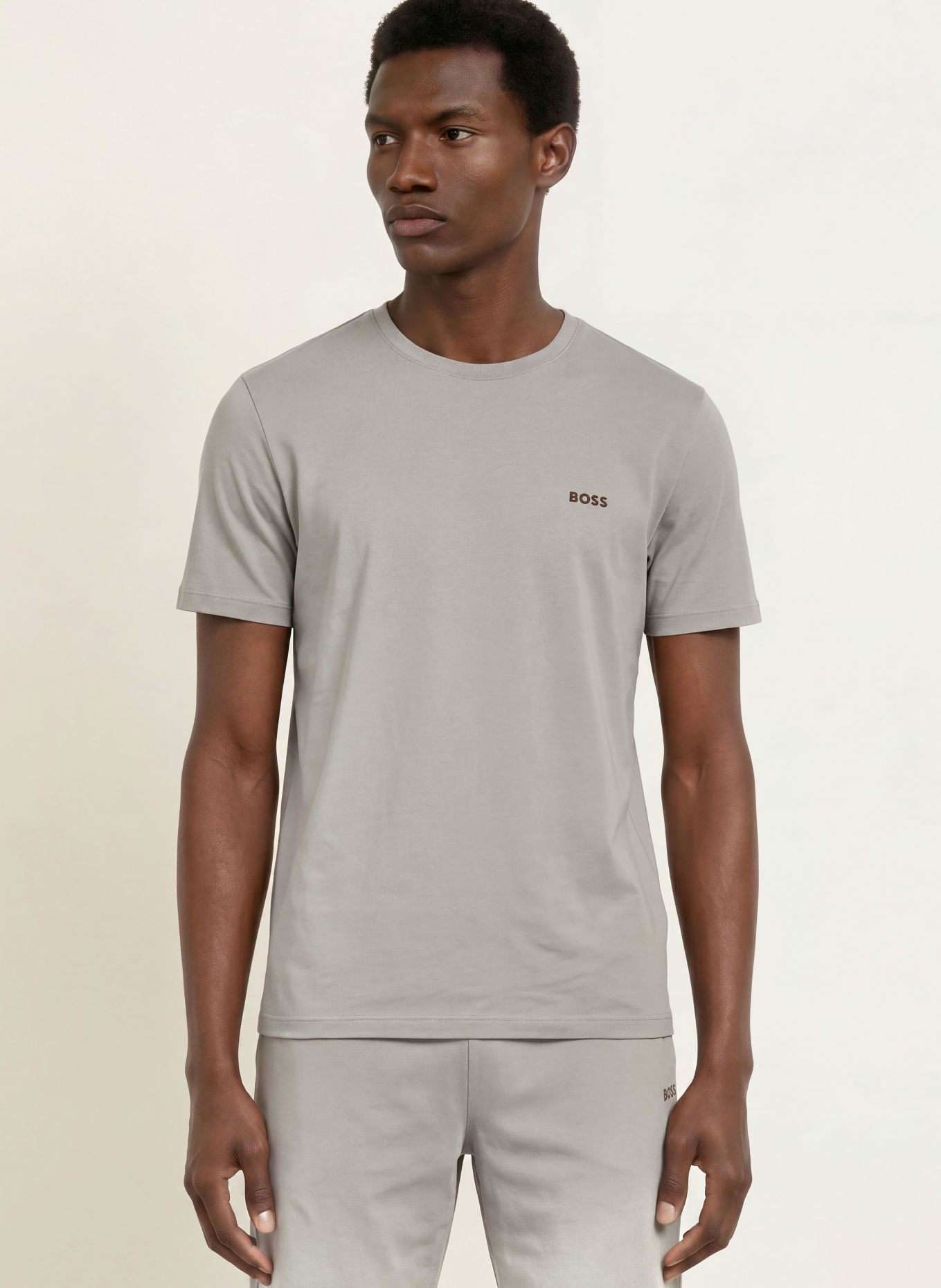 BOSS Slaapshirt MIX&MATCH: TAUPE