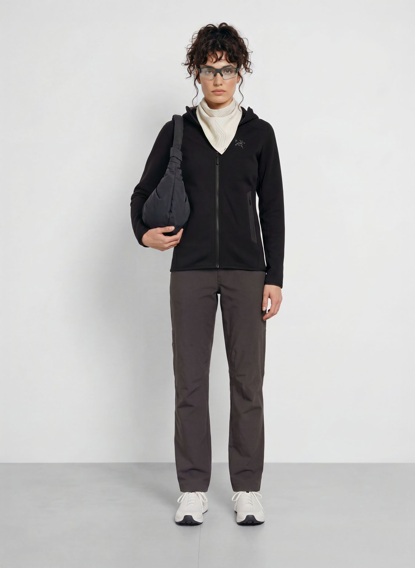 ARC'TERYX Midlayer-Jacke KYANITE: SCHWARZ