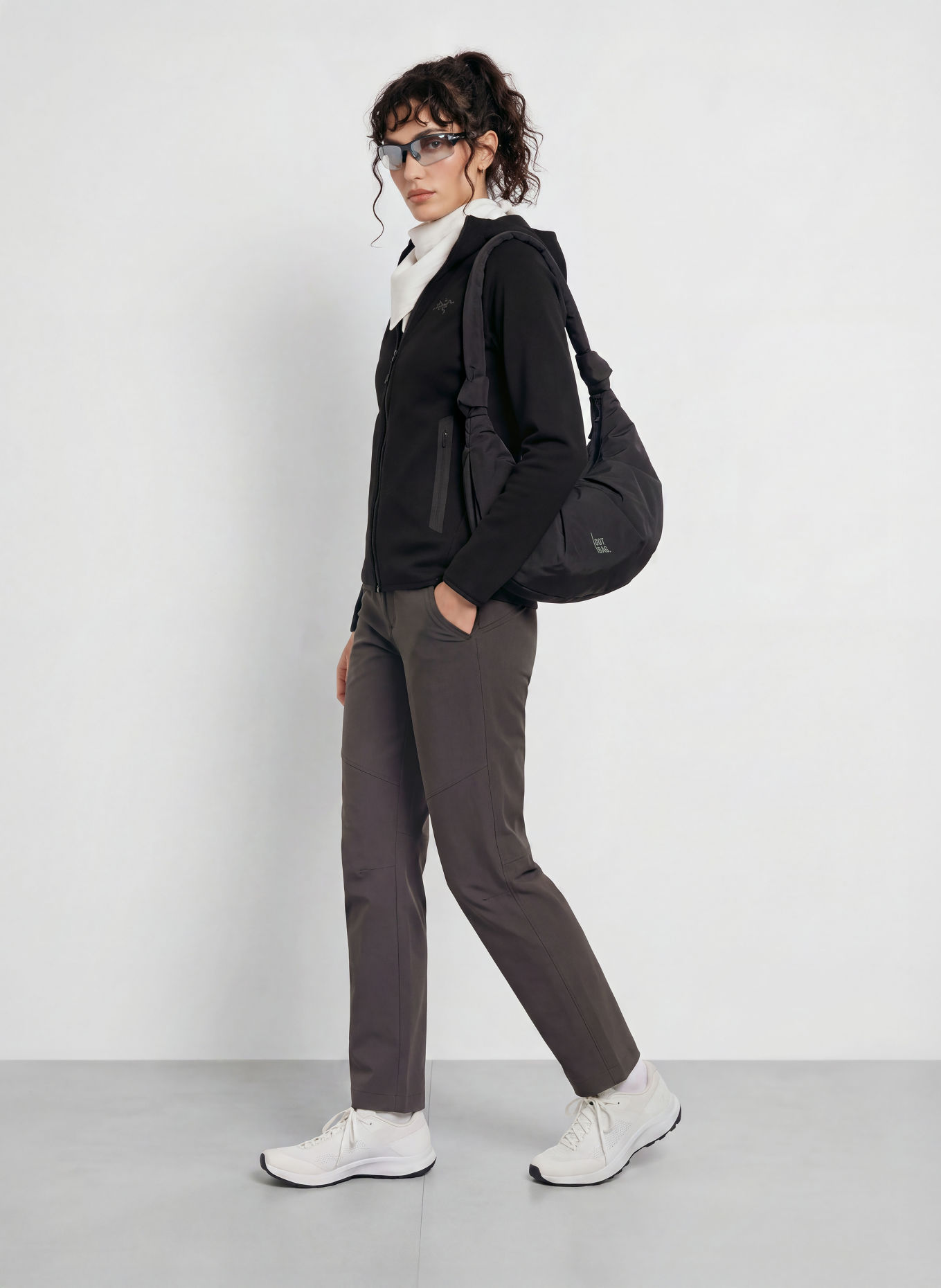 ARC'TERYX Midlayer-Jacke KYANITE: SCHWARZ