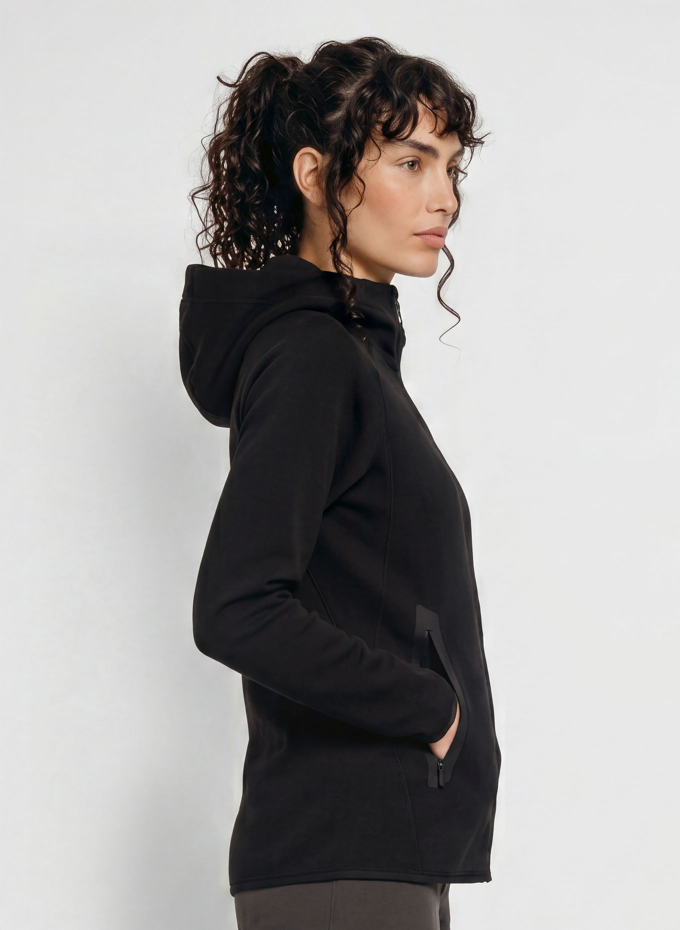 ARC'TERYX Midlayer-Jacke KYANITE: SCHWARZ