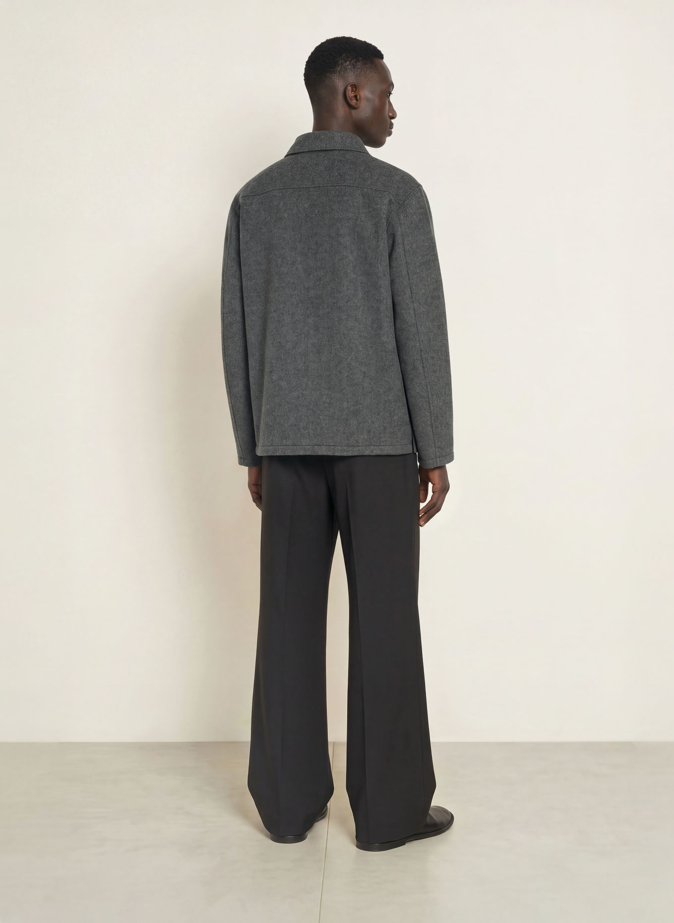 SANDRO Overjacket: DUNKELGRAU