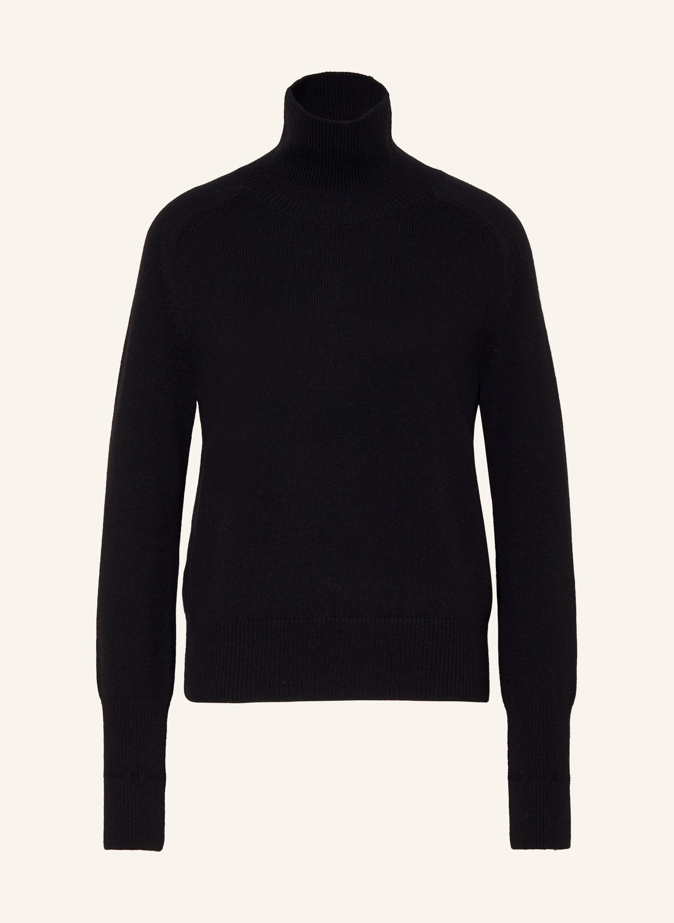 VICTORIA BECKHAM Turtleneck sweater: BLACK