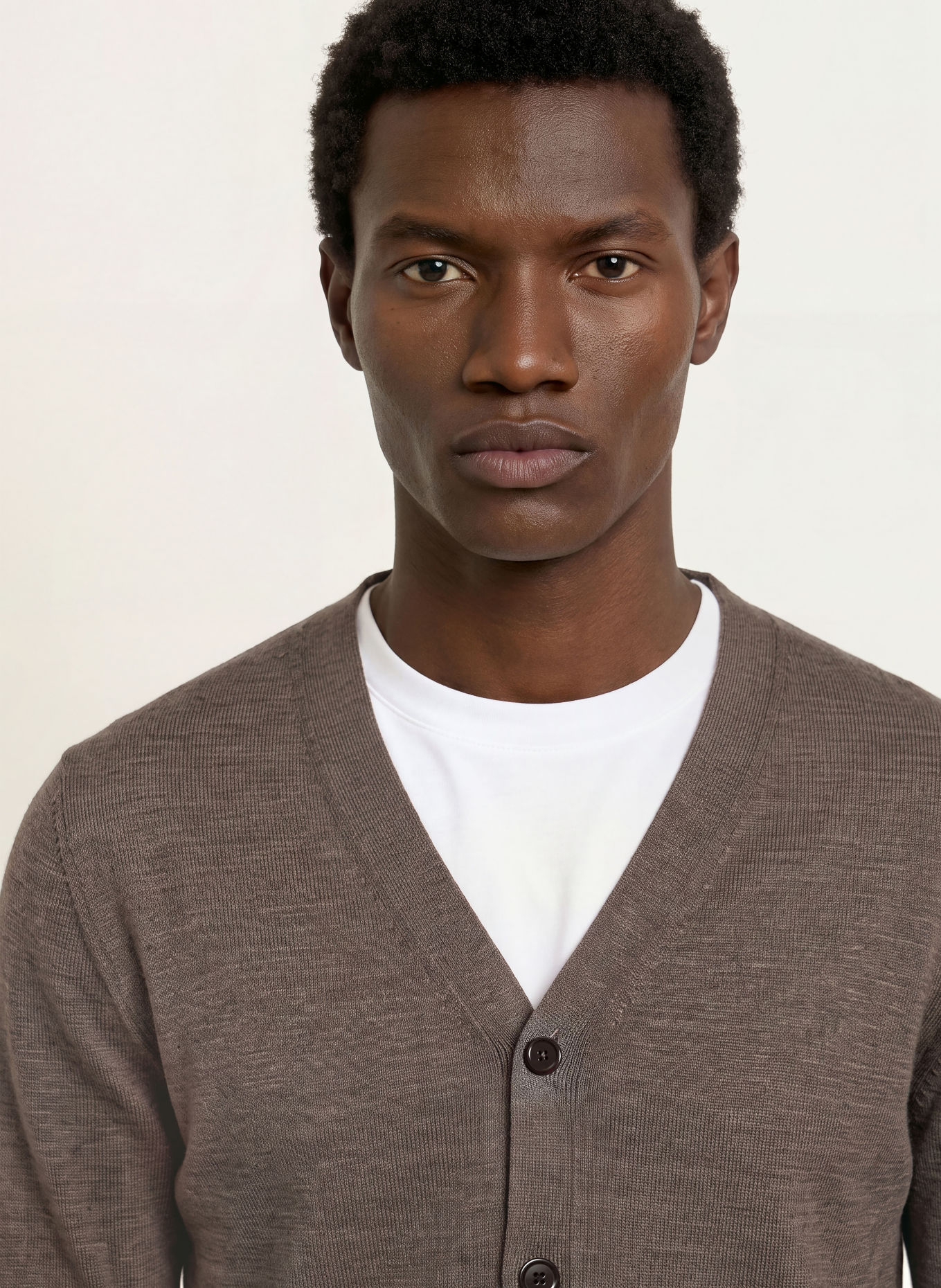 MAERZ MUENCHEN Cardigan: BROWN