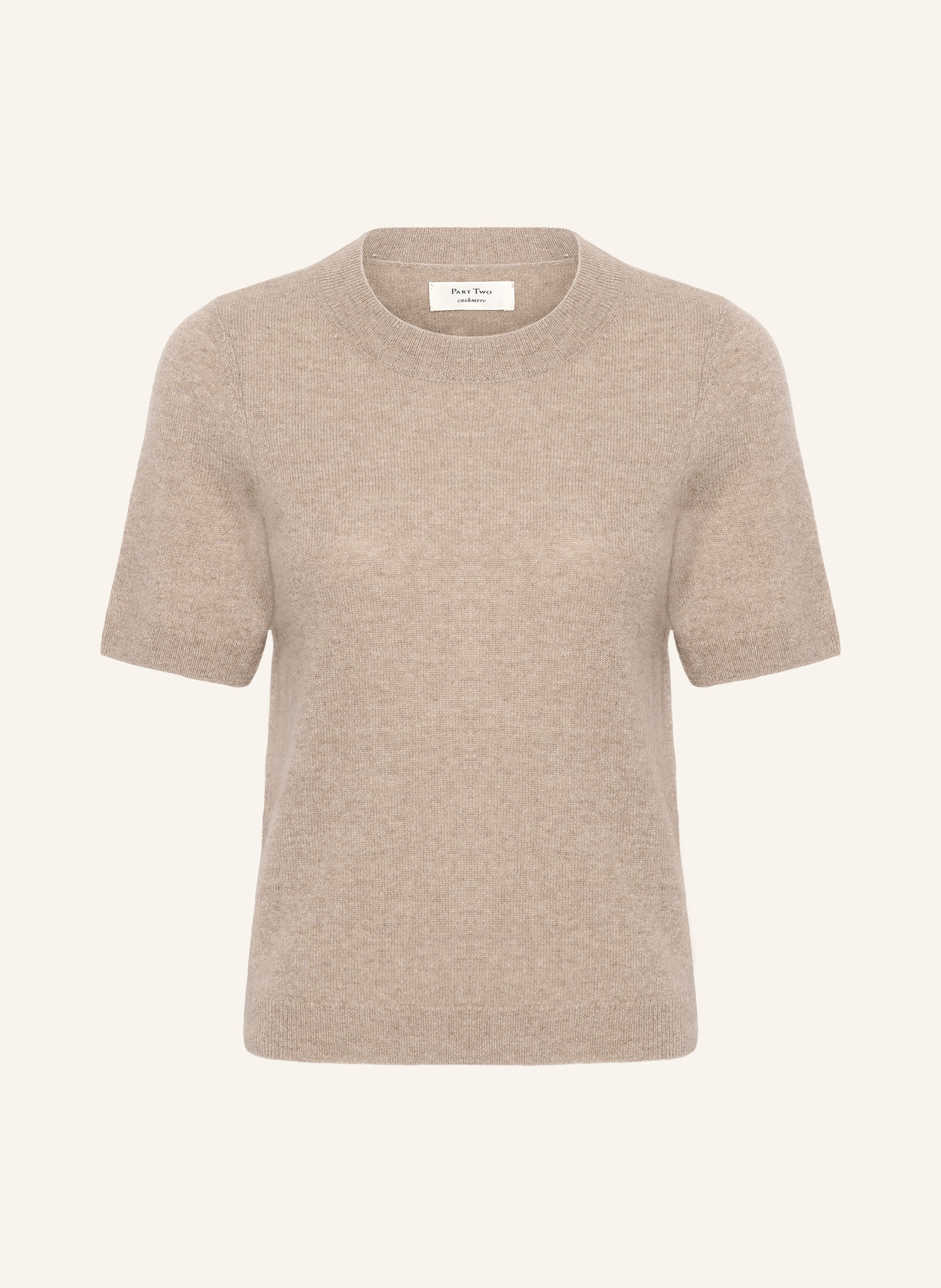 Part Two Knit shirt EVERLOTTA in cashmere: BEIGE