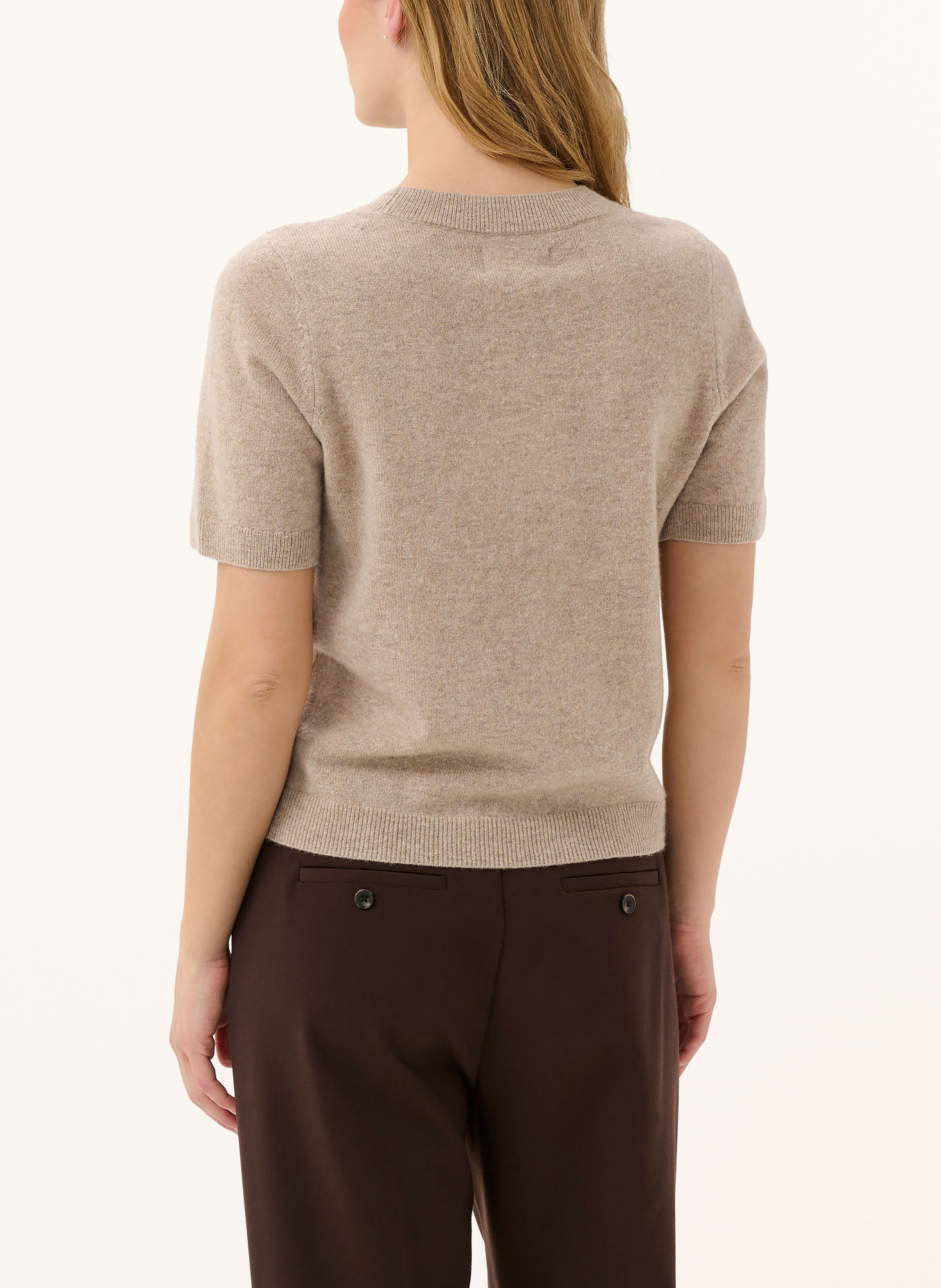 Part Two Knit shirt EVERLOTTA in cashmere: BEIGE