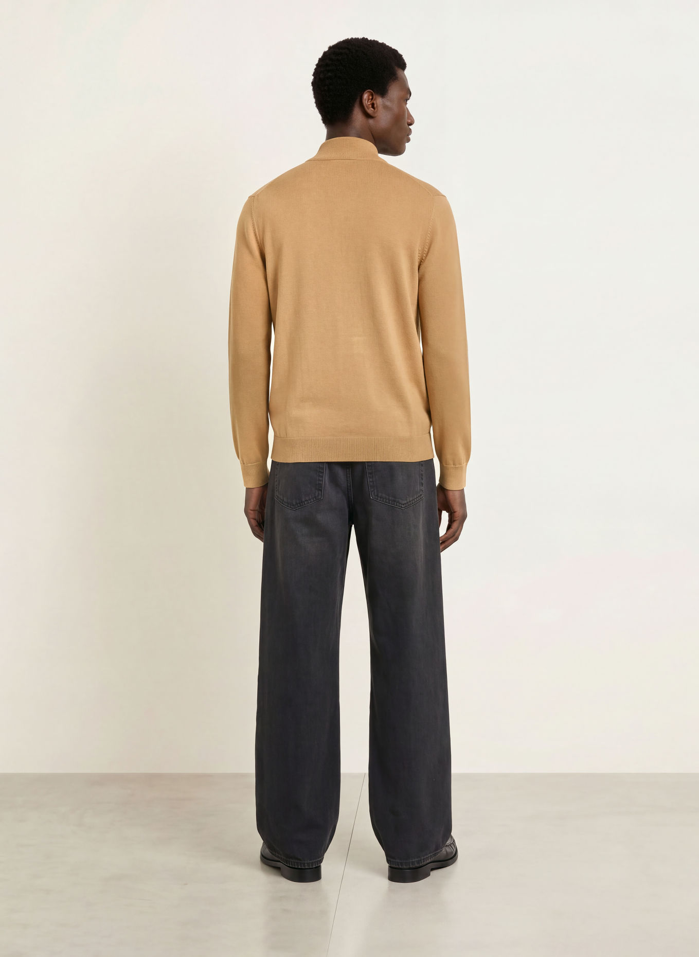 LACOSTE Pletený kardigan: VELBLOUDÍ
