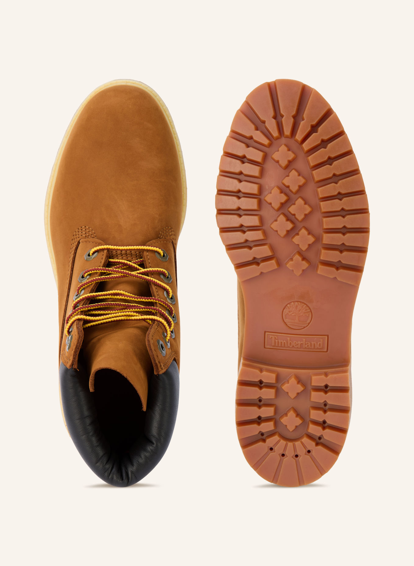 Timberland Veterschoenen PREMIUM 6 INCH: COGNAC / ZWART
