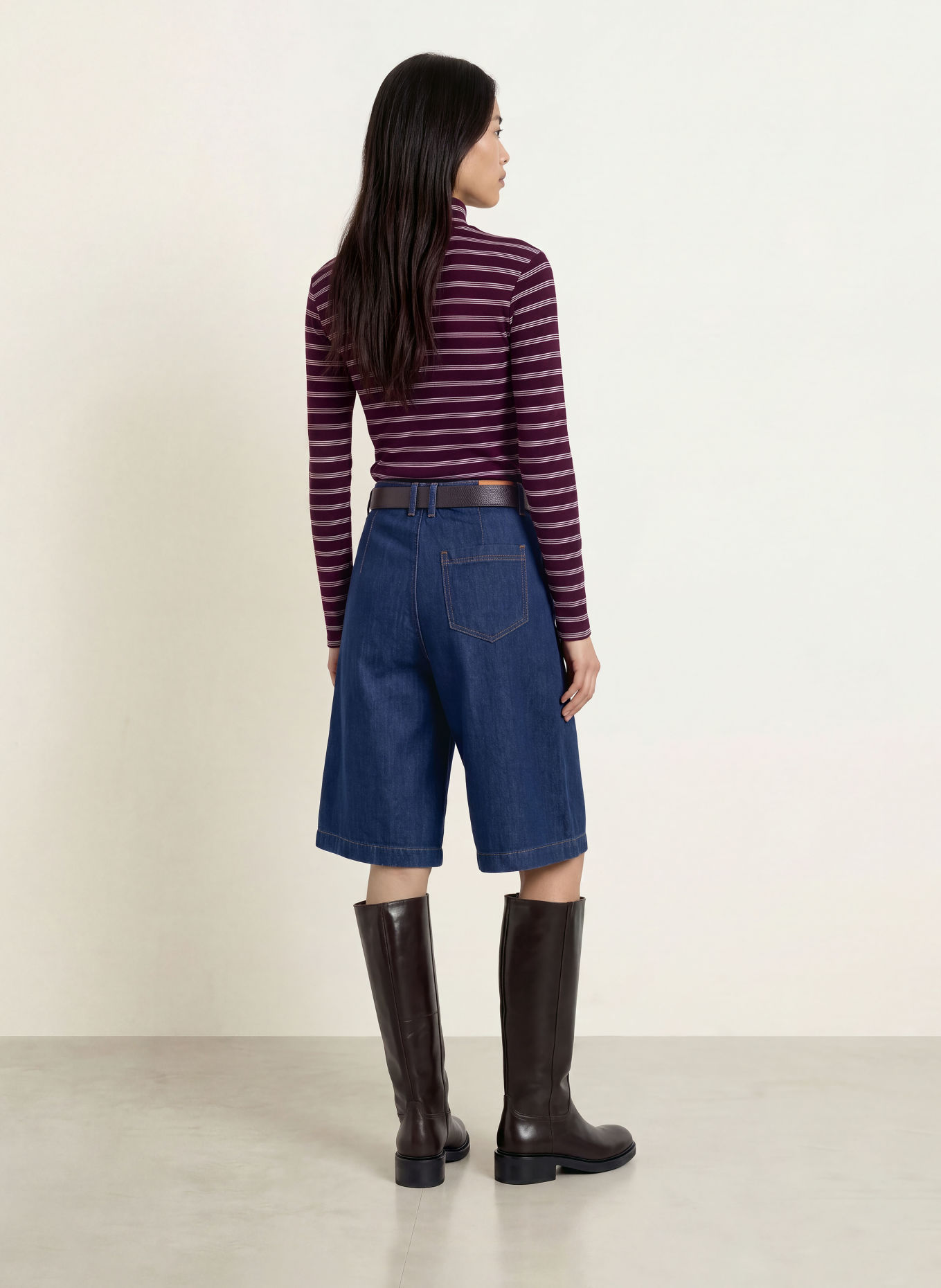TOMMY JEANS Tricou cu mânecă lungă: MOV ÎNCHIS / ROZ